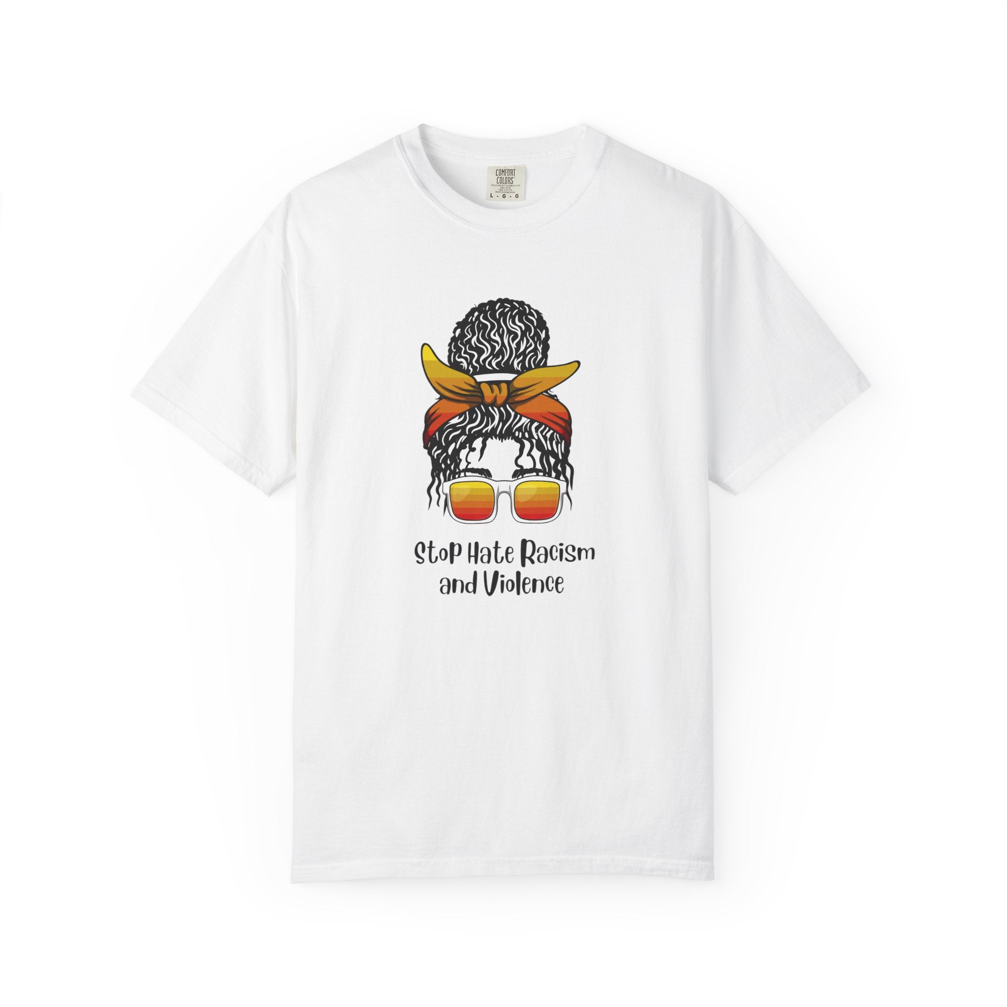 Stop Hate Racism and Violence T-Shirt — Empowering Anti-Racism Graphic Tee