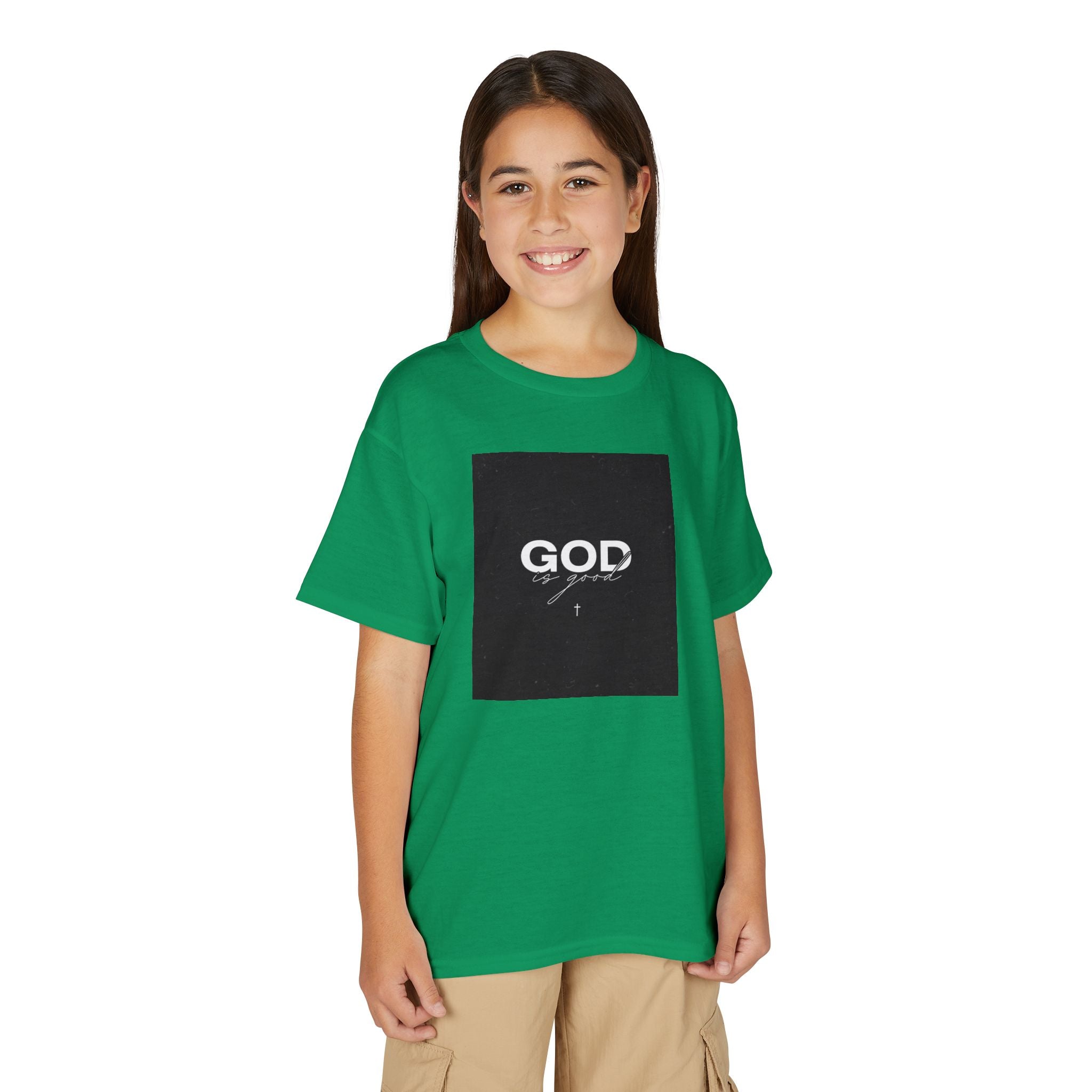 Youth T-Shirt — "GOD" Script Logo Graphic Tee