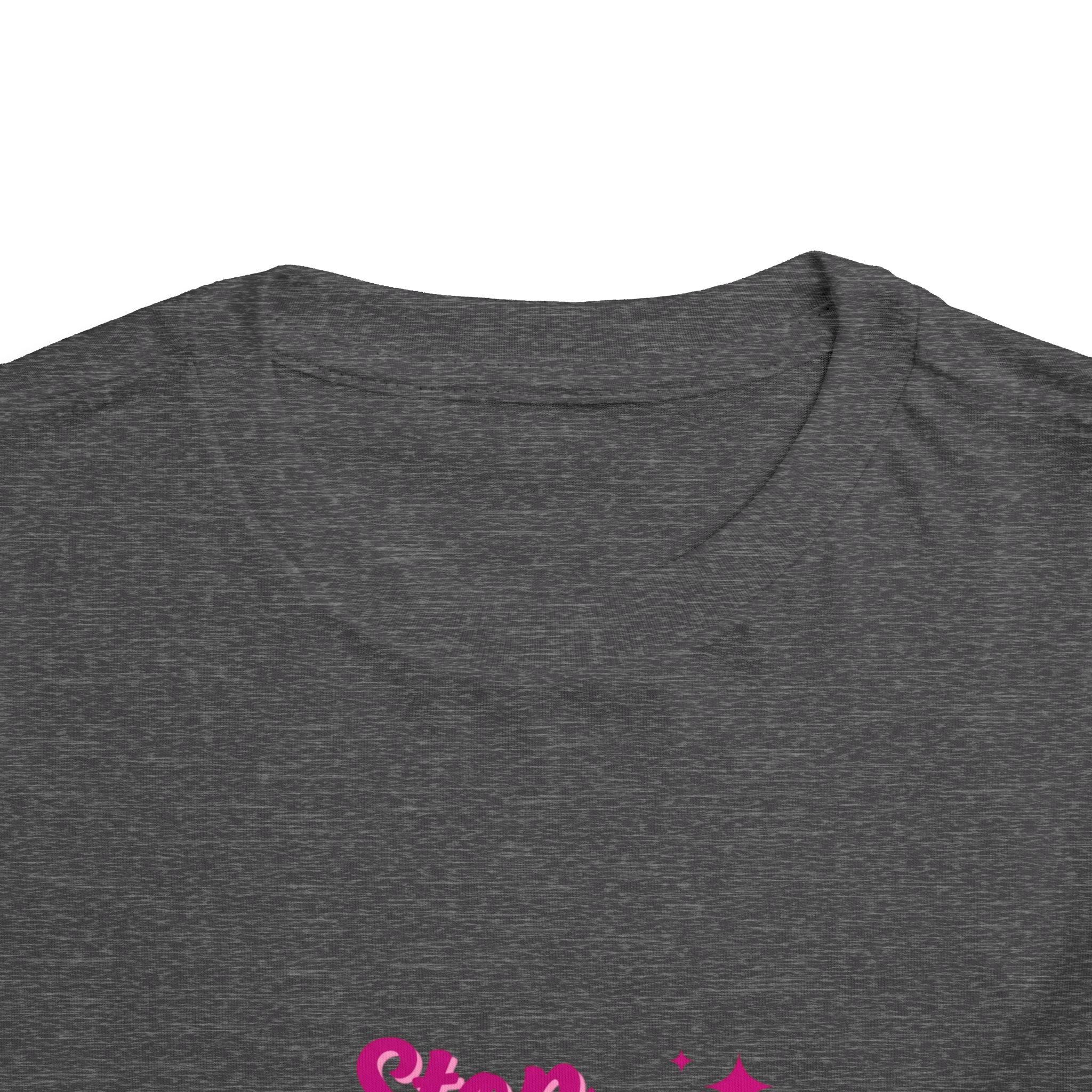 Toddler Tee "Stop Hate and Racism" — Pink Social Justice Kids Shirt