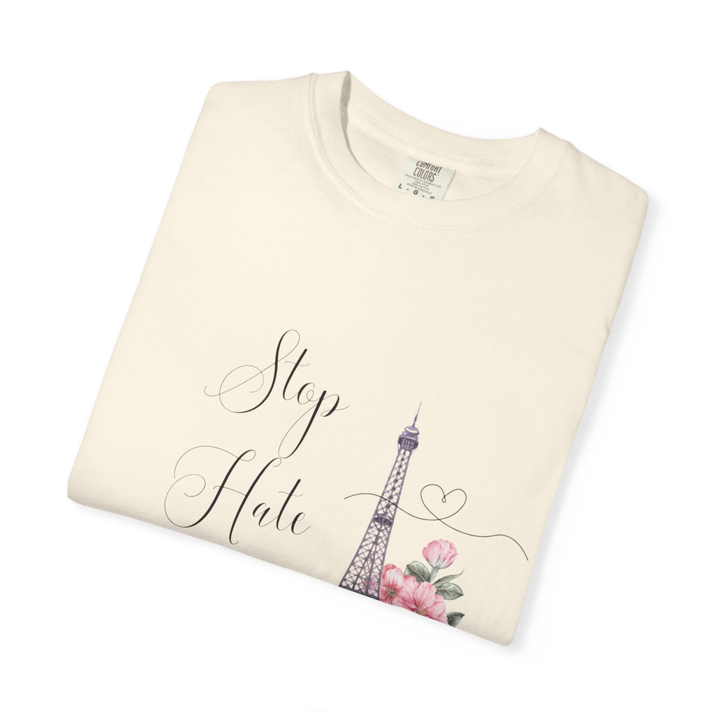 Paris Floral 'Stay Awhile' T-Shirt