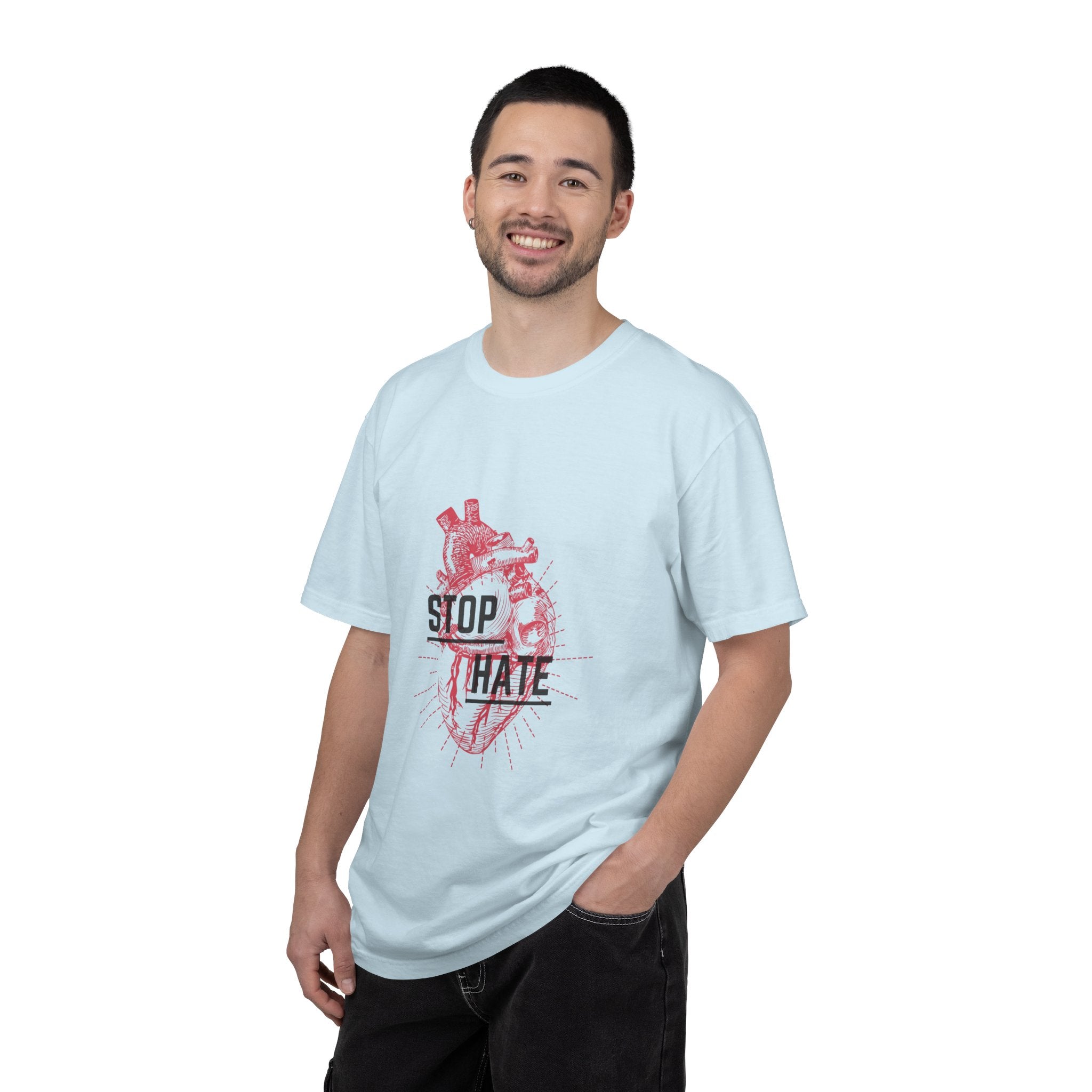 Stop Hate Heart T-Shirt — Anti-Hate Graphic Tee