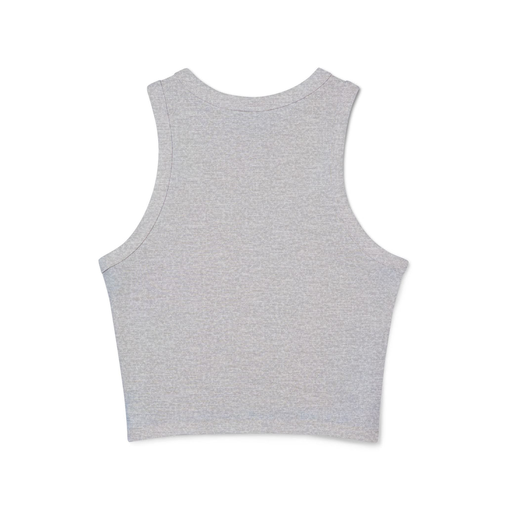 Women's Racer Tank Top — "She is More Precious than Rubies" Proverbs 3:15 Scripture Tank