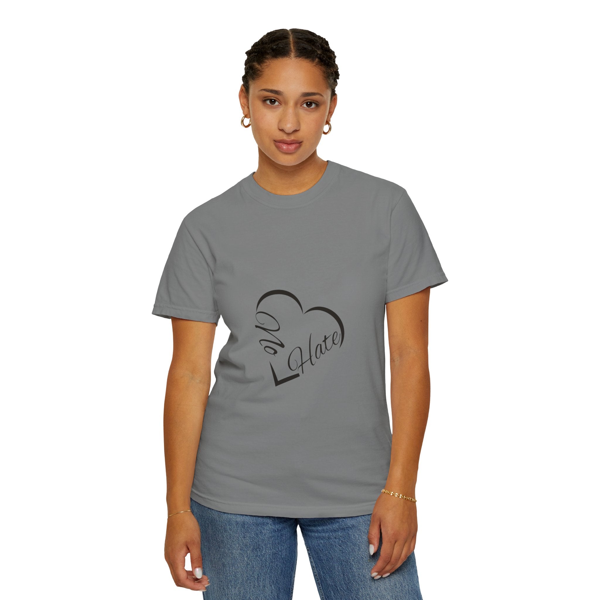 No Hate Heart T-Shirt — Anti-Hate Graphic Tee
