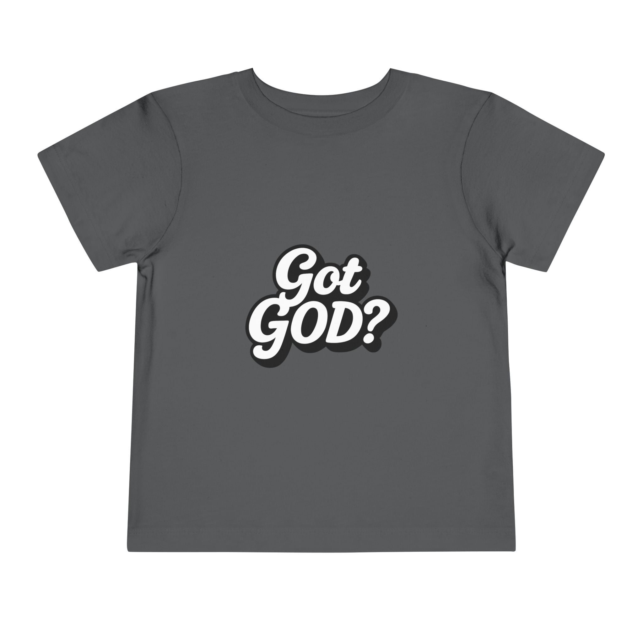 Toddler Tee — "Got GOD?" Christian Graphic Shirt for Kids