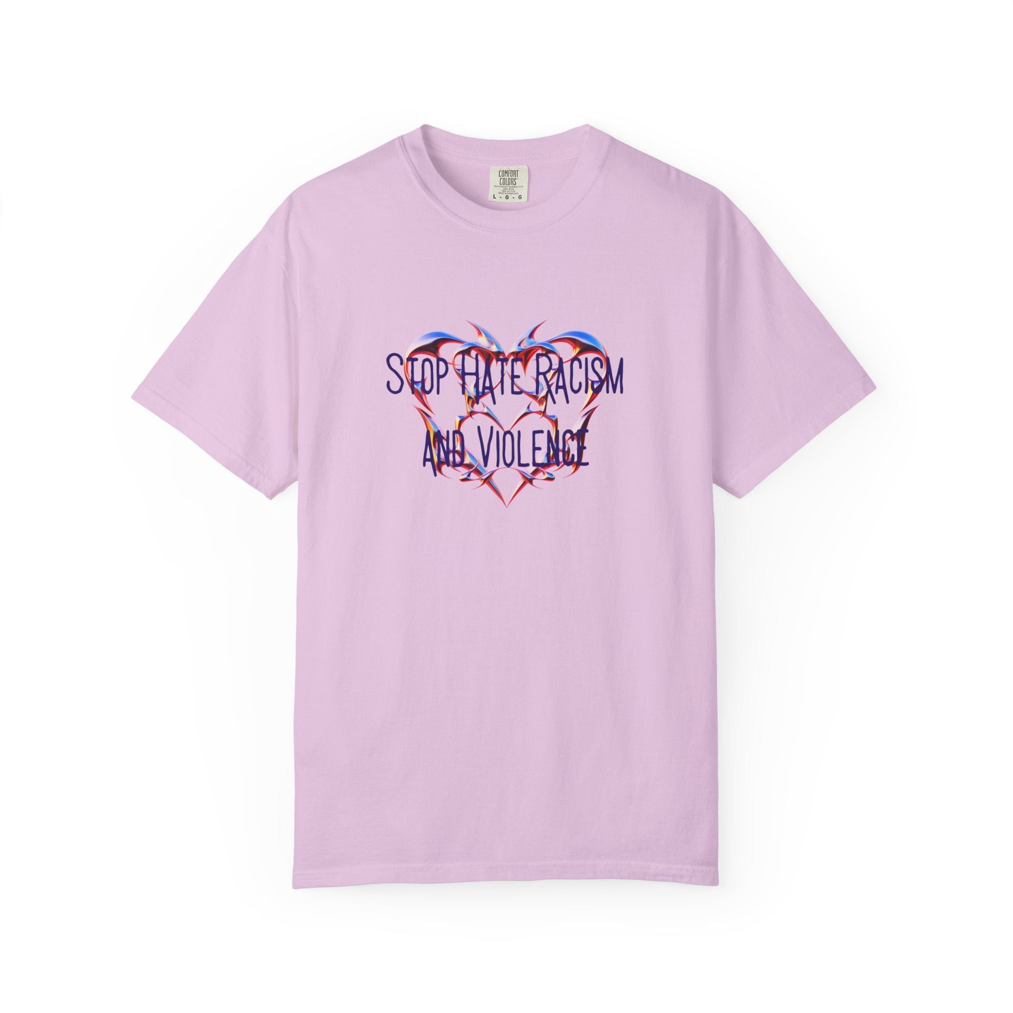 Stop the Racism and Violence Heart T-Shirt