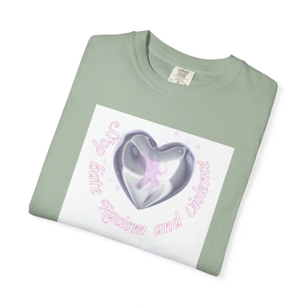 Heart Butterfly Tee — "Love, Hope, Passion and Patience" Graphic T-Shirt