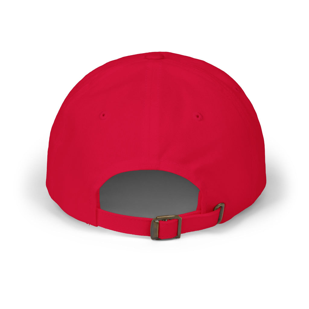 STOP Embroidered Dad Cap - Bold Retro Rasta Statement Hat
