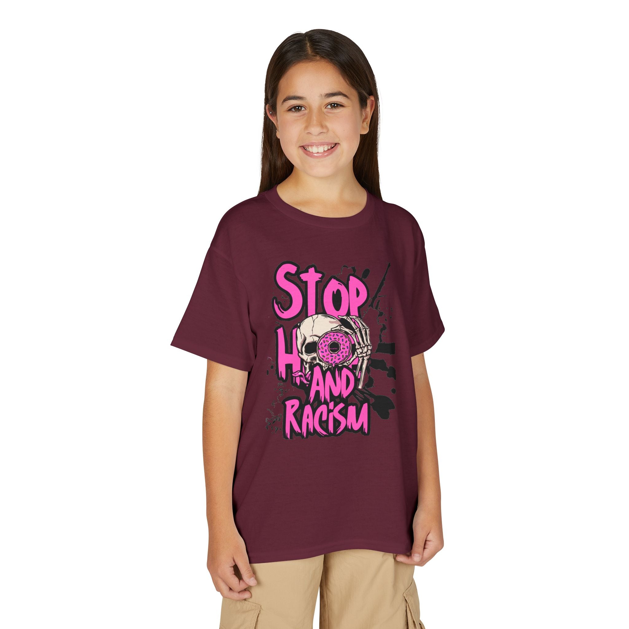 Stop Hate and Racism Youth T-Shirt