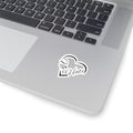 No Hate Heart Sticker — Kiss-Cut Anti-Hate Vinyl Sticker