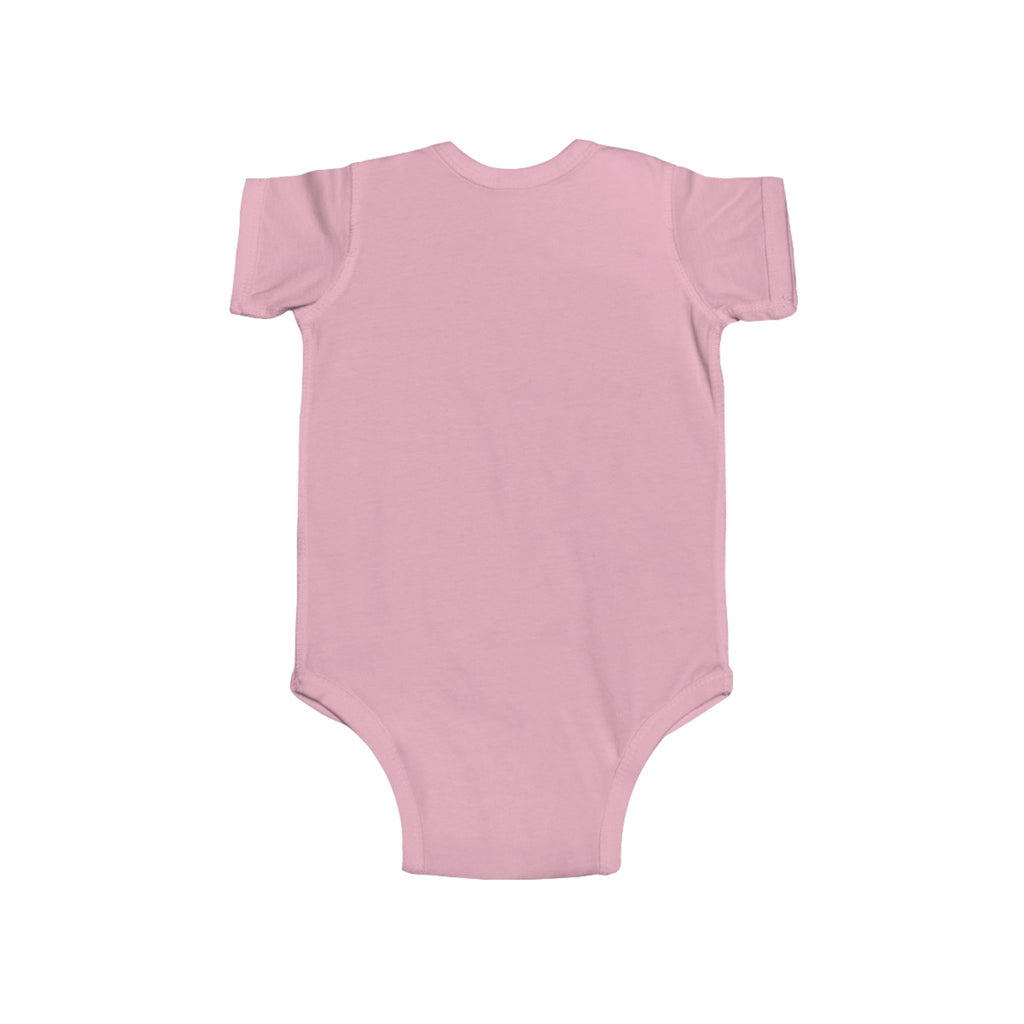 Infant Bodysuit — Pink Heart Crystal Design "My First Little Love"