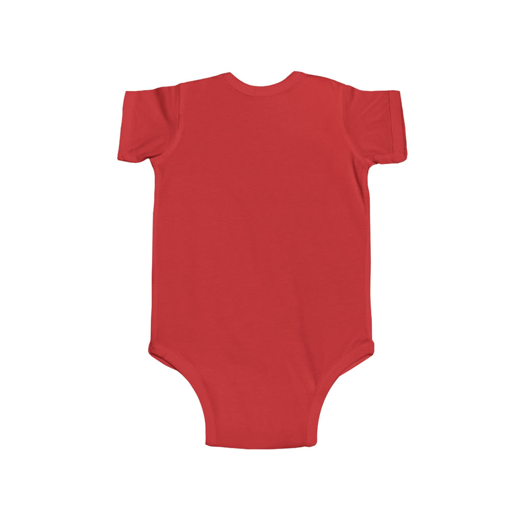 Infant Bodysuit — Pink Heart Crystal Design "My First Little Love"