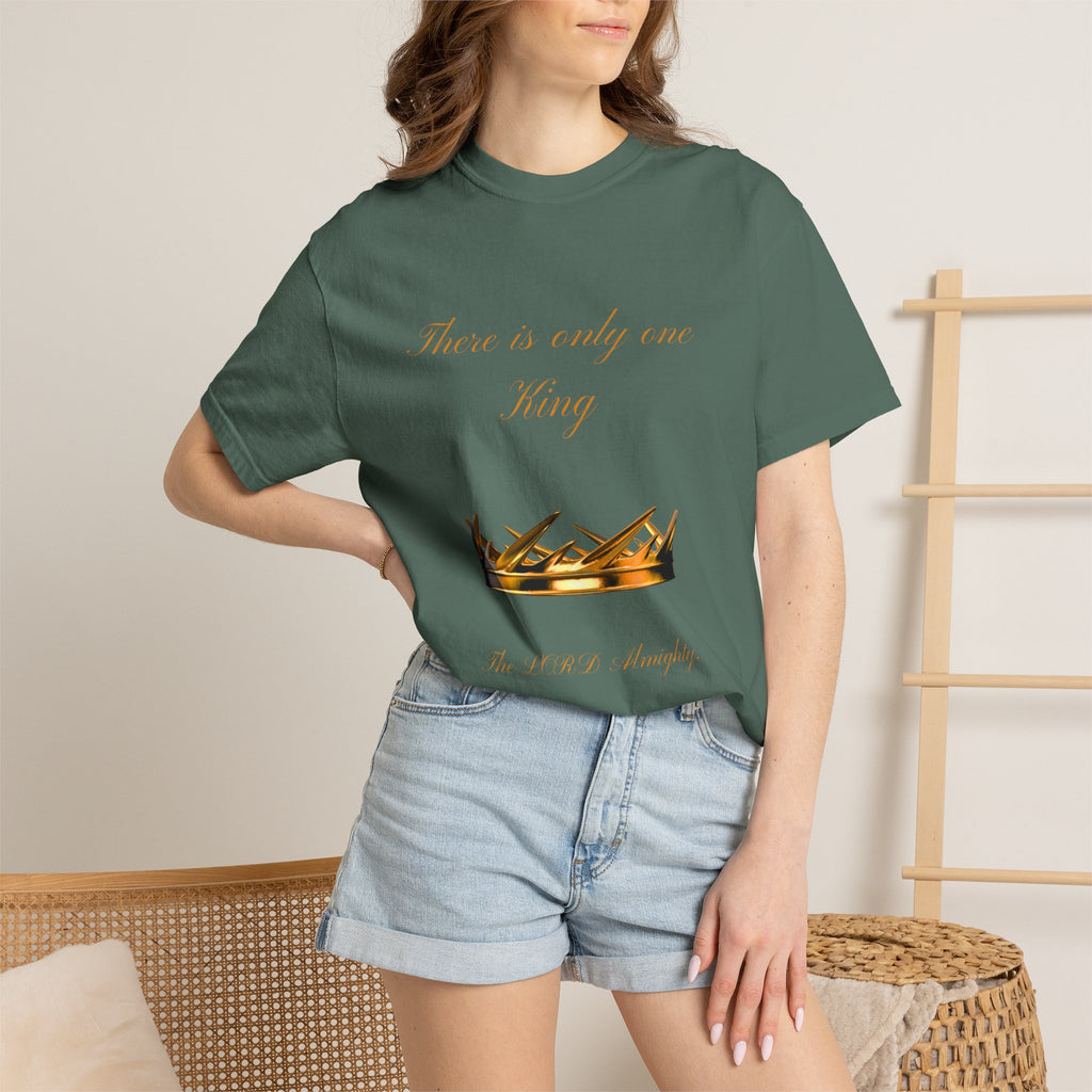 King Crown Graphic T-Shirt — "There is only one King" Casual Streetwear