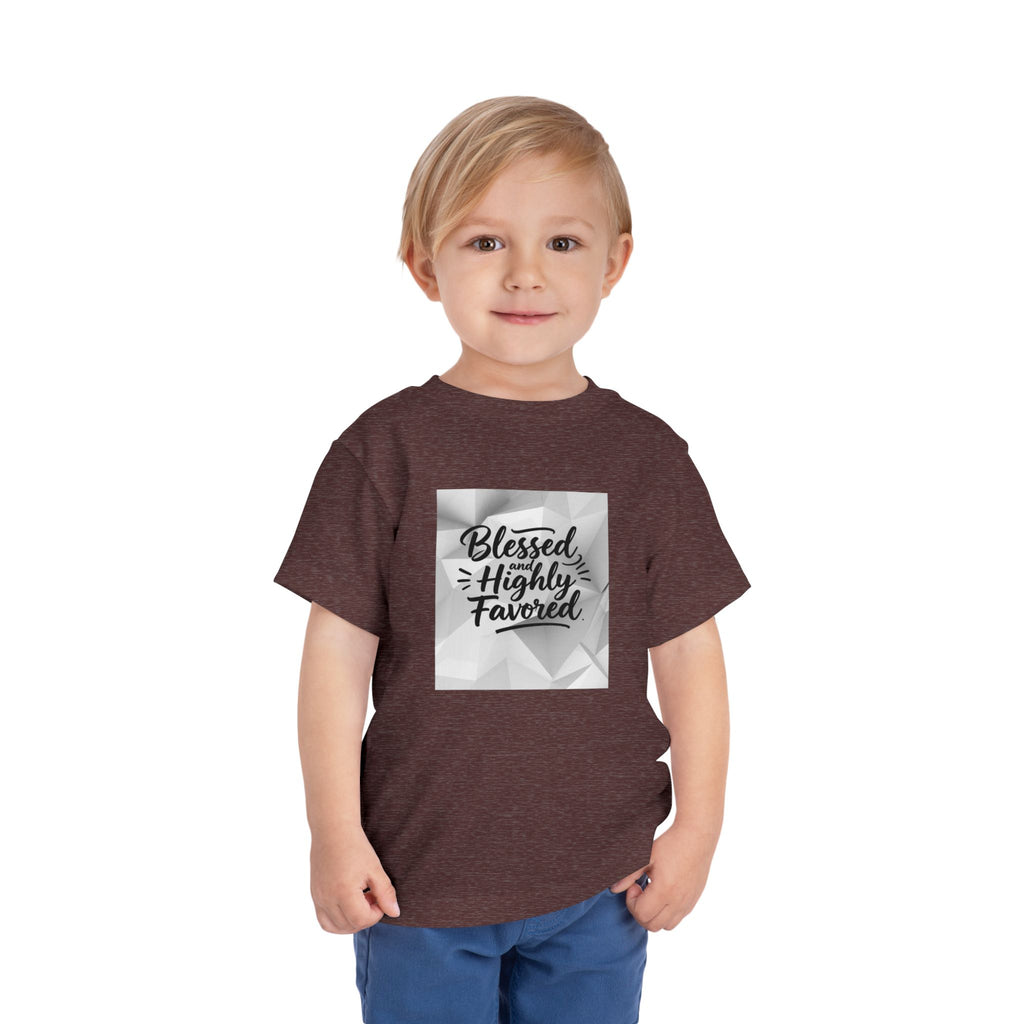 Blessed and Highly Favored Toddler Tee