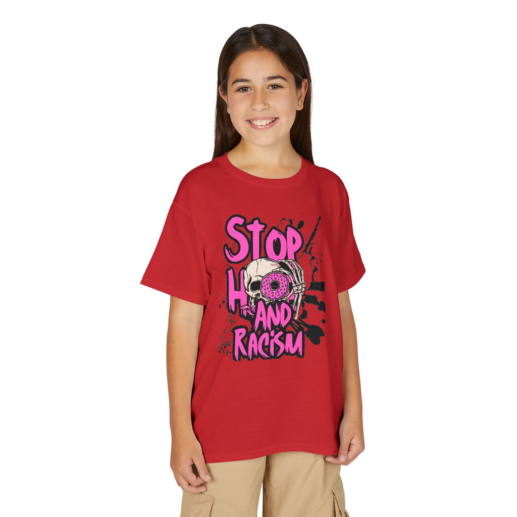 Stop Hate and Racism Youth T-Shirt