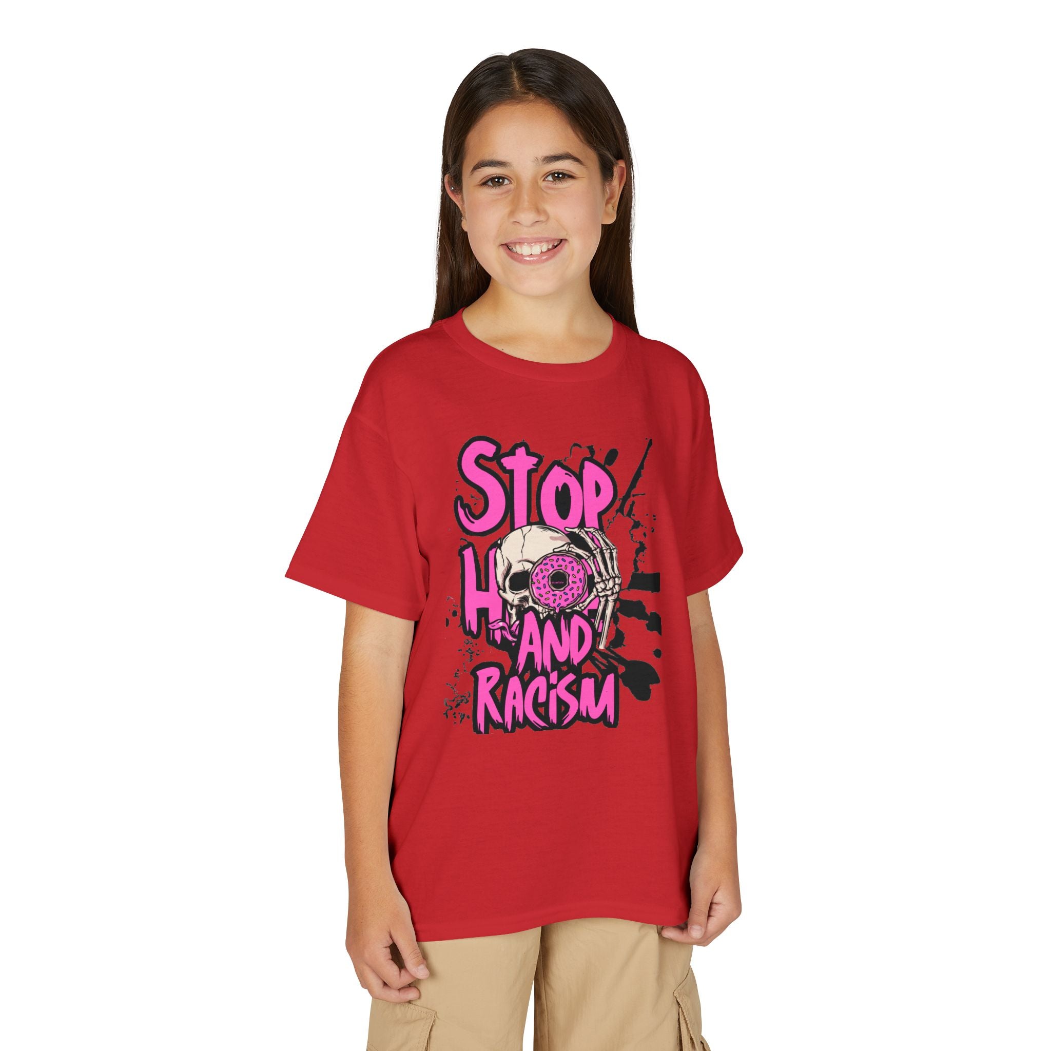 Stop Hate and Racism Youth T-Shirt