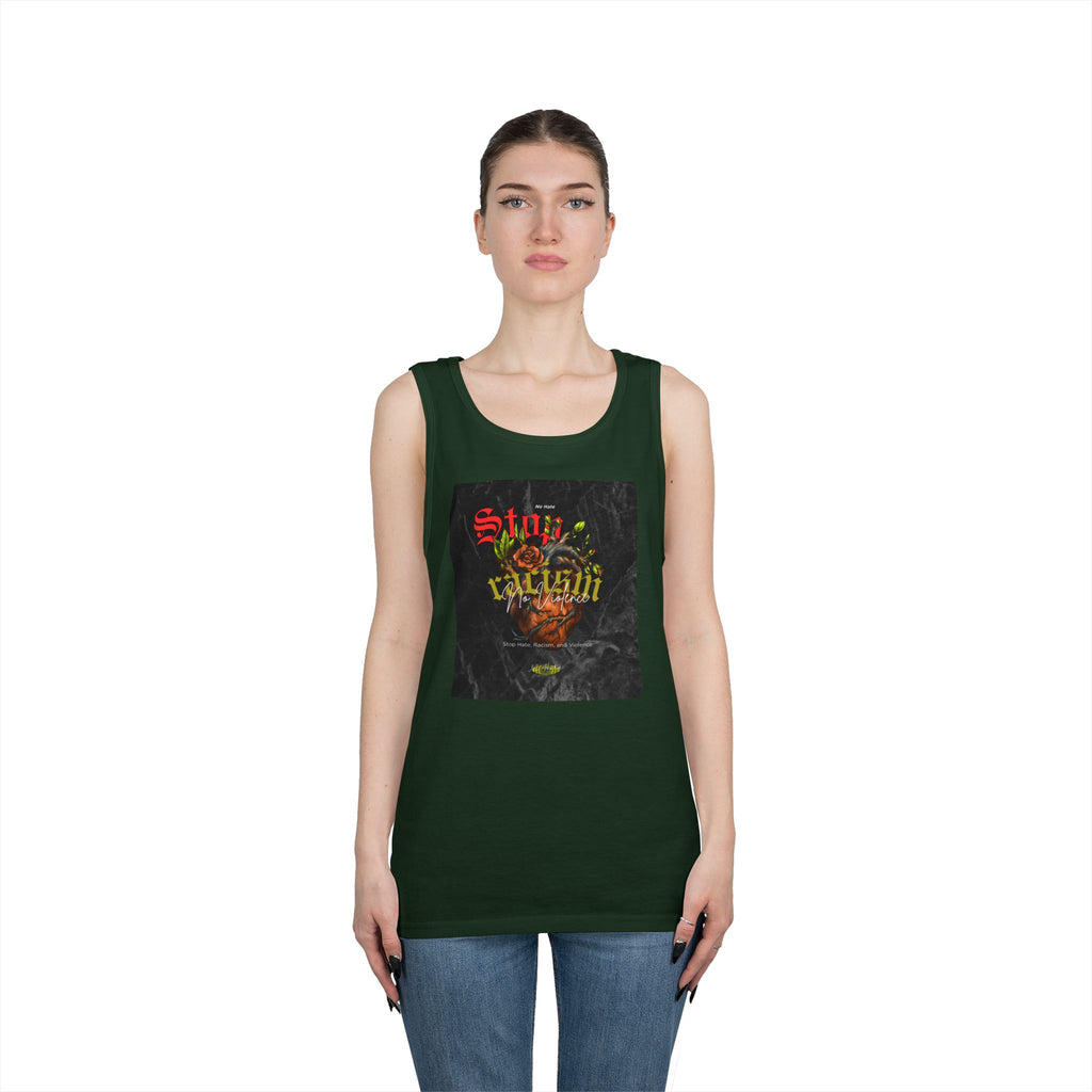Skull & Crown Graphic Tank Top — Vintage Gothic Streetwear