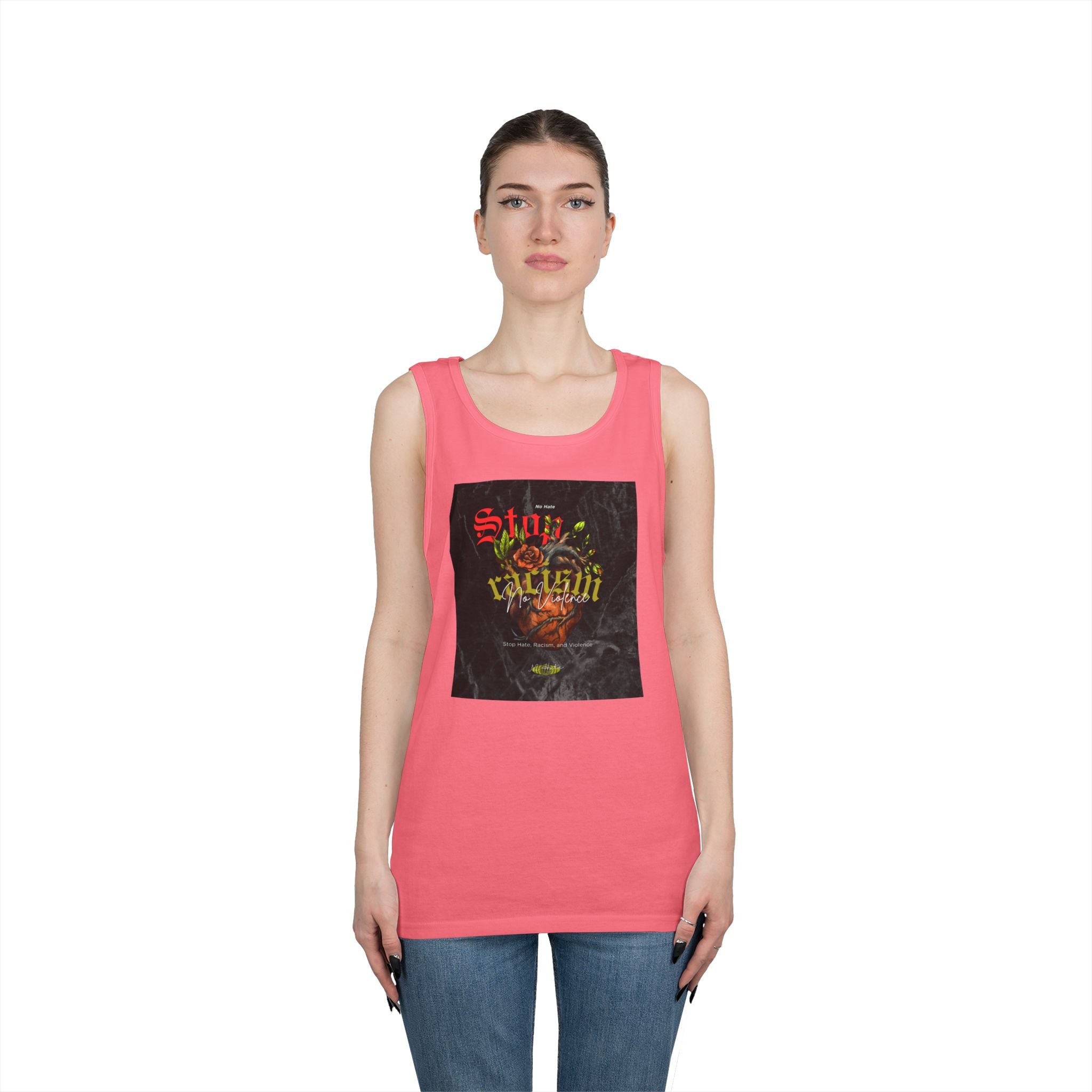 Skull & Crown Graphic Tank Top — Vintage Gothic Streetwear