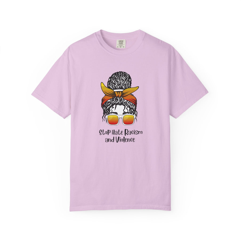Stop Hate Racism and Violence T-Shirt — Empowering Anti-Racism Graphic Tee