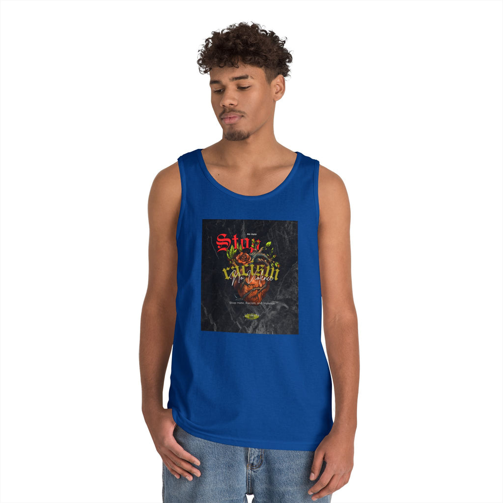 Skull & Crown Graphic Tank Top — Vintage Gothic Streetwear