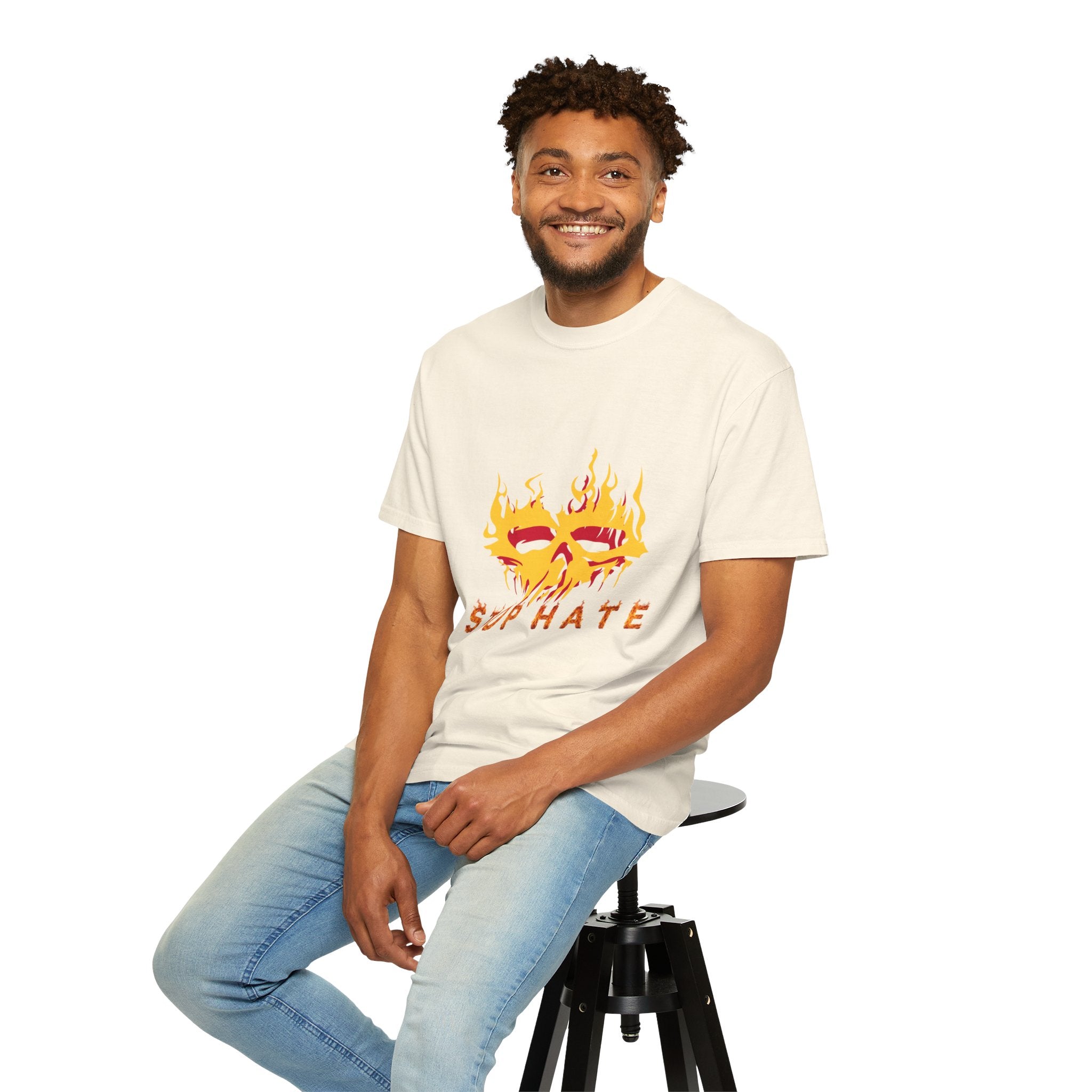 Stop Hate Flame Mask T-Shirt