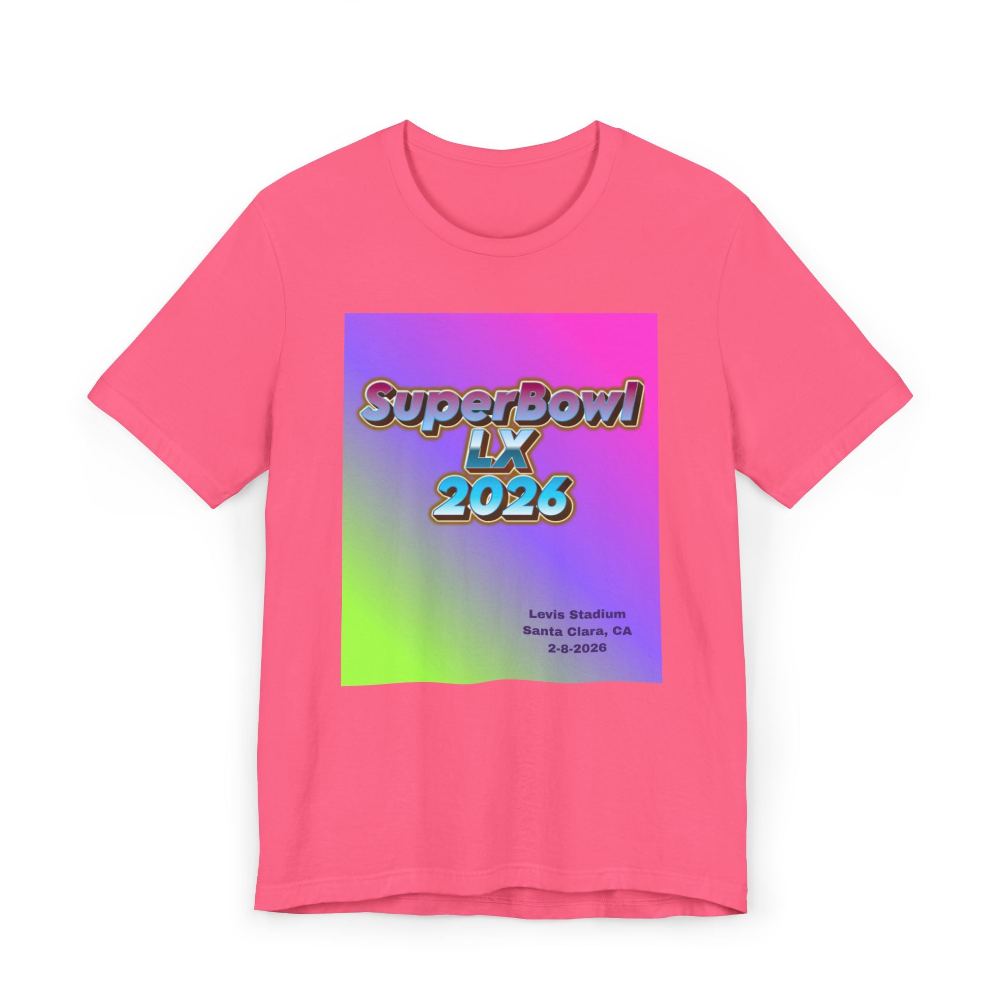 SuperBowl LX 2026 T-Shirt — Retro Gradient Game Day Tee