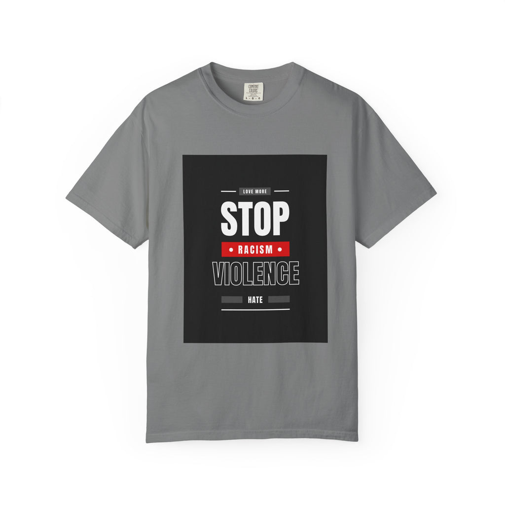 Stop Racism Stop Violence T-Shirt — Anti-Racism Protest Tee