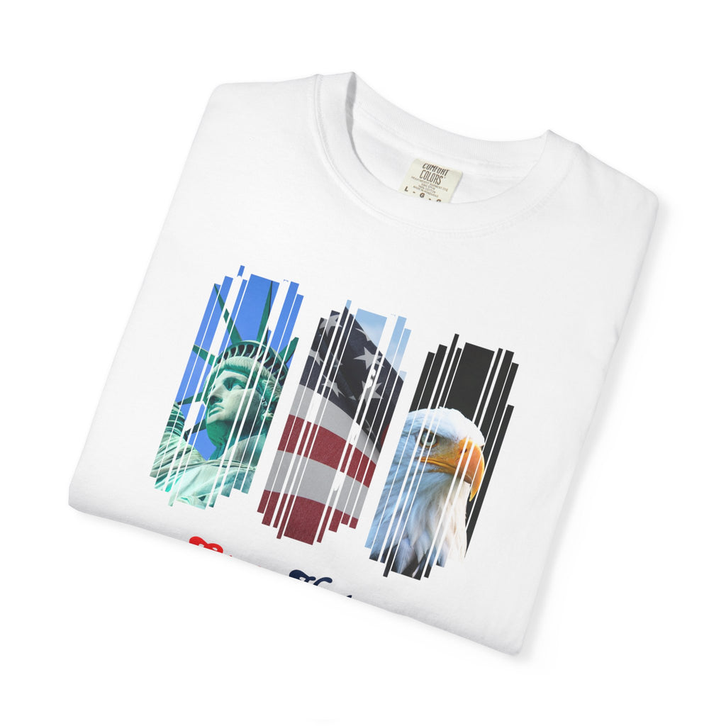 Patriotic 'Stop Hate Racism and Violence' T-Shirt