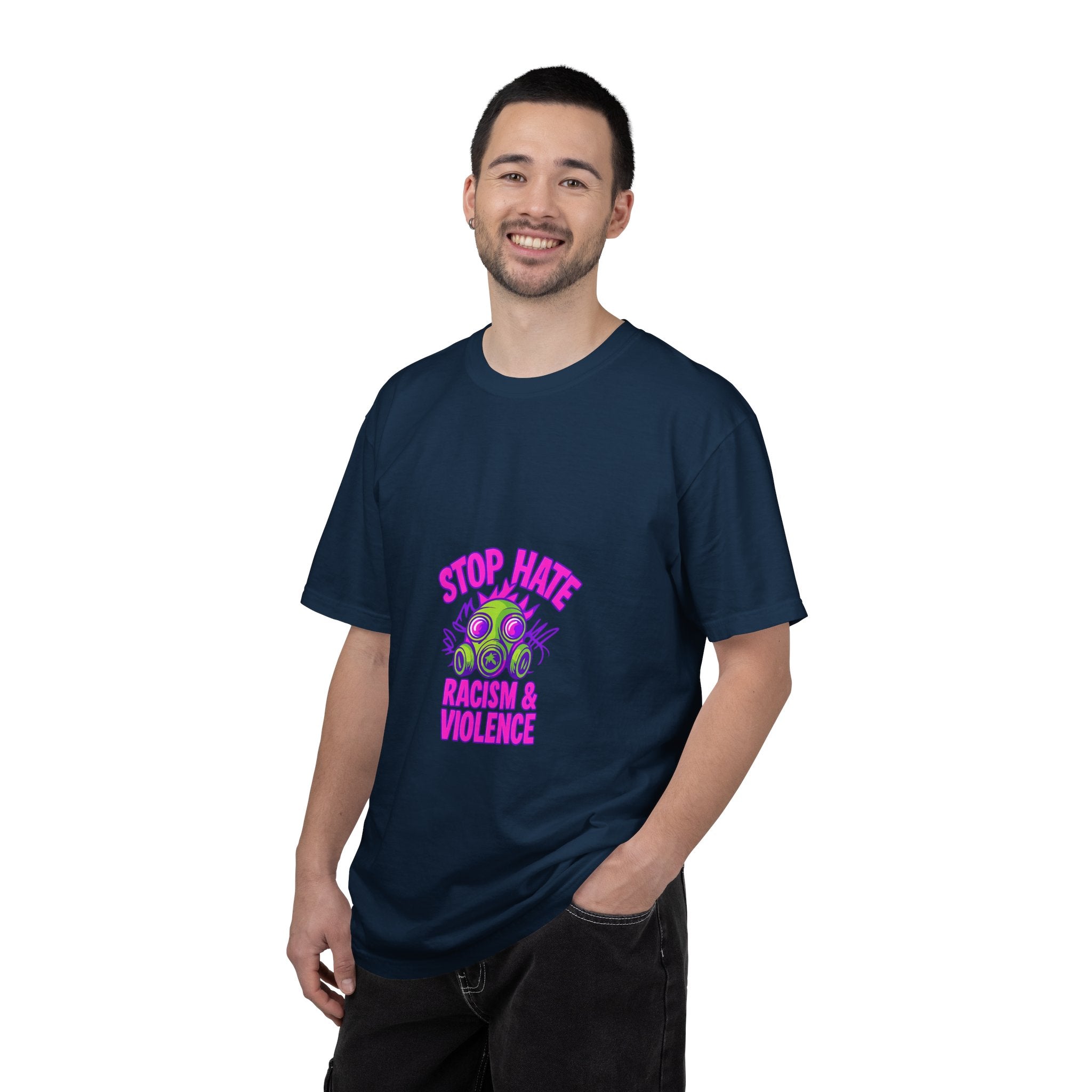 Stop Hate Racing & Violence T-Shirt — Anti-Hate Graphic Tee