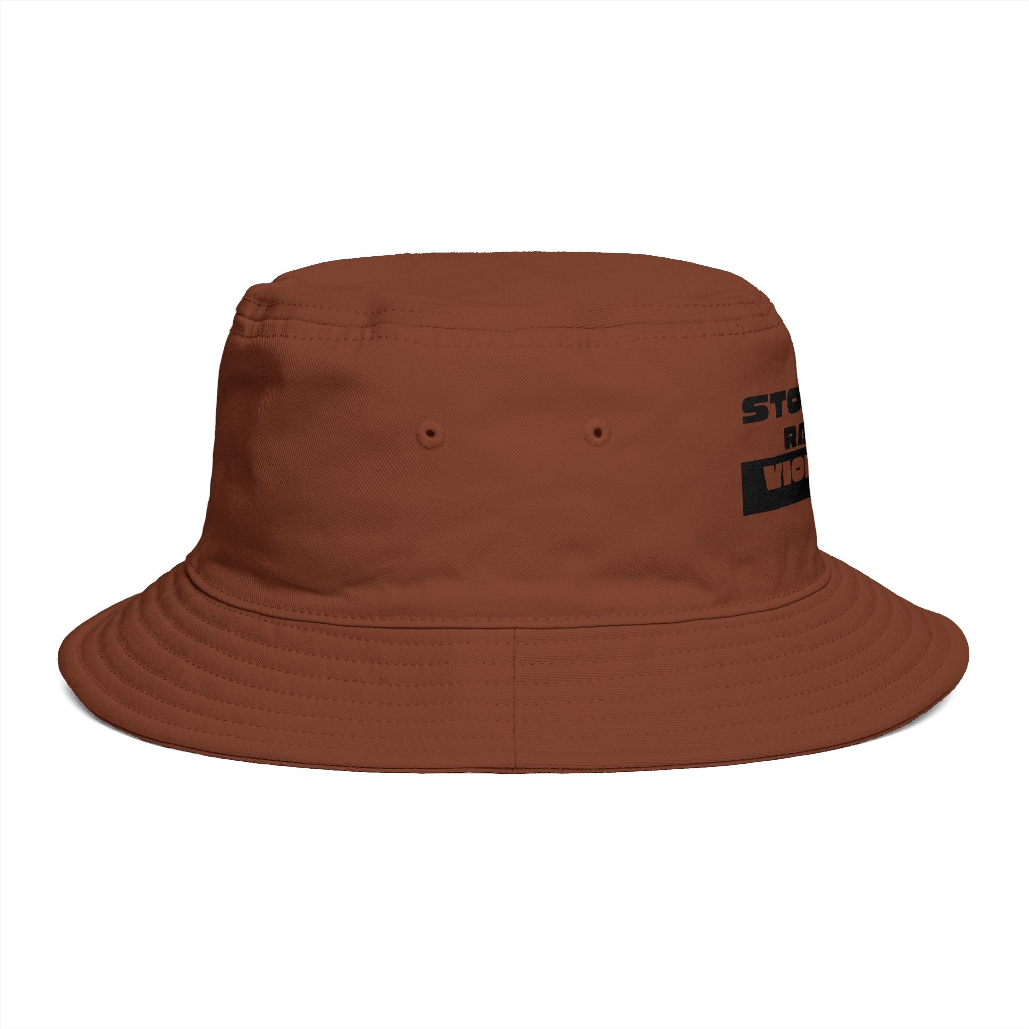 Bucket Hat - "Stop Hate Racism Violence" Anti-Racism Statement Hat