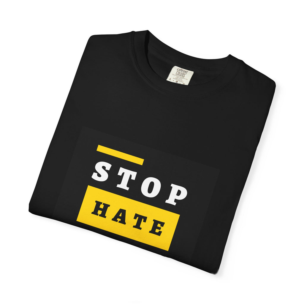 Stop Hate Racism Violence T-Shirt — Anti-Racism Message Tee