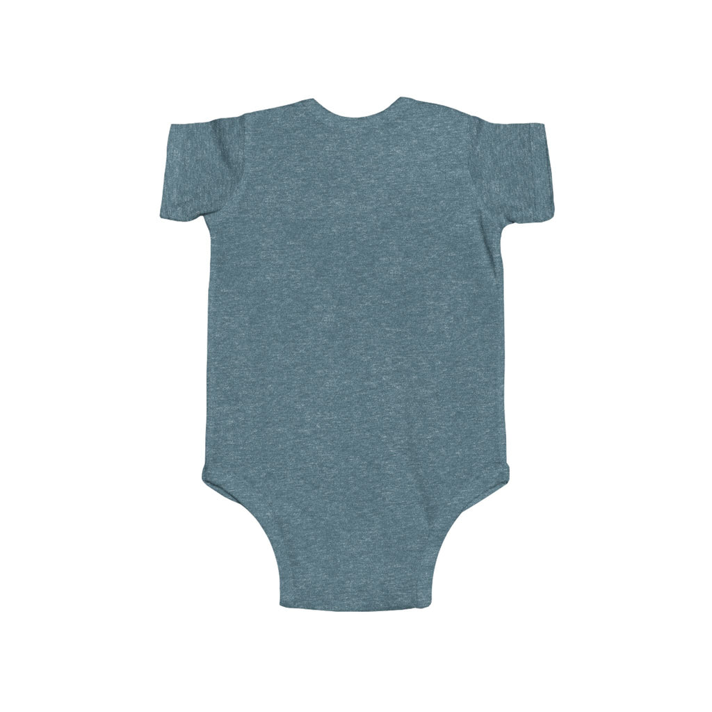 Infant Bodysuit — Pink Heart Crystal Design "My First Little Love"