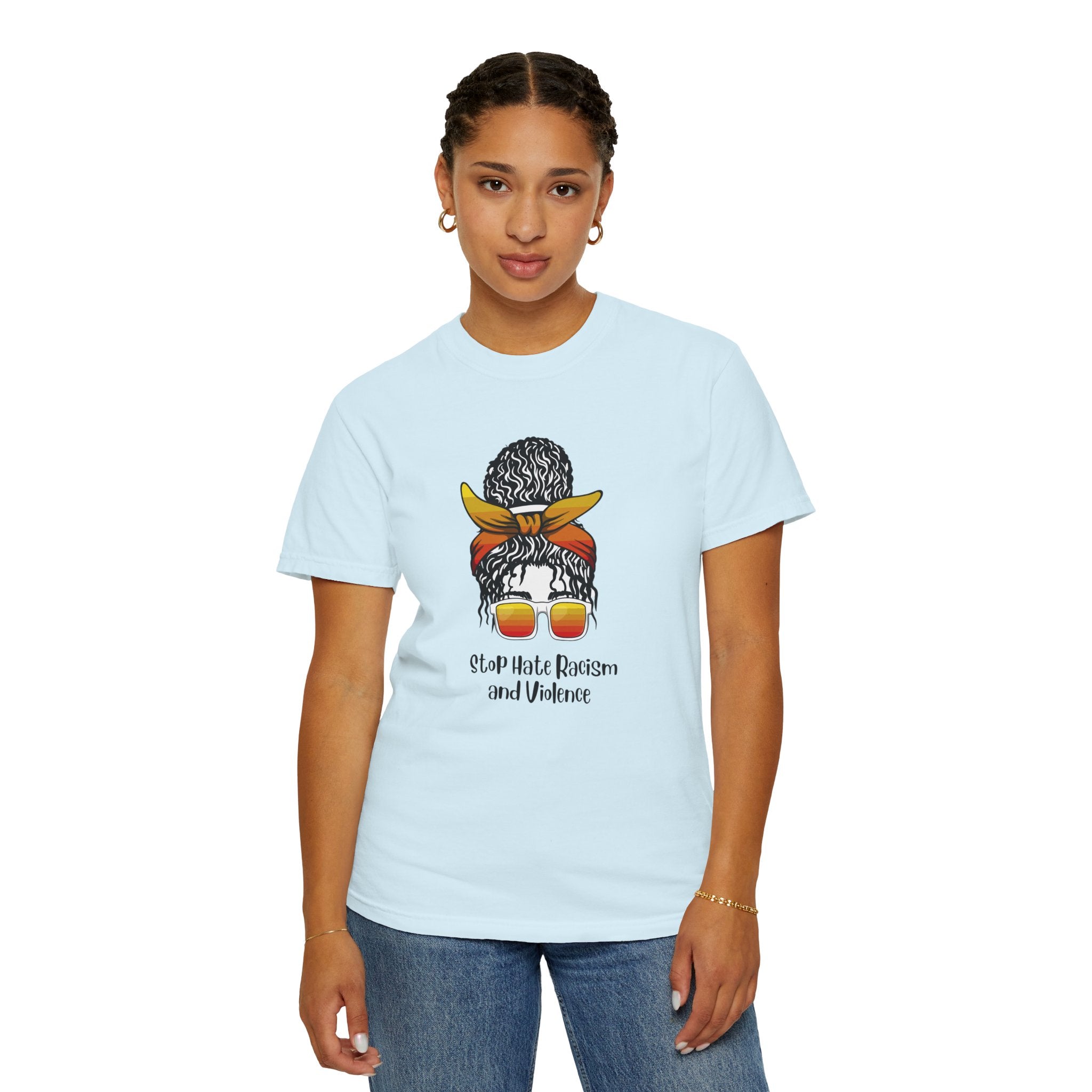 Stop Hate Racism and Violence T-Shirt — Empowering Anti-Racism Graphic Tee