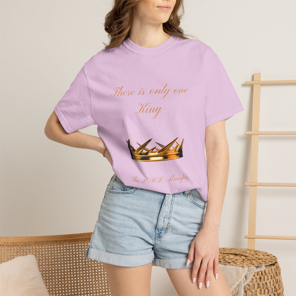 King Crown Graphic T-Shirt — "There is only one King" Casual Streetwear
