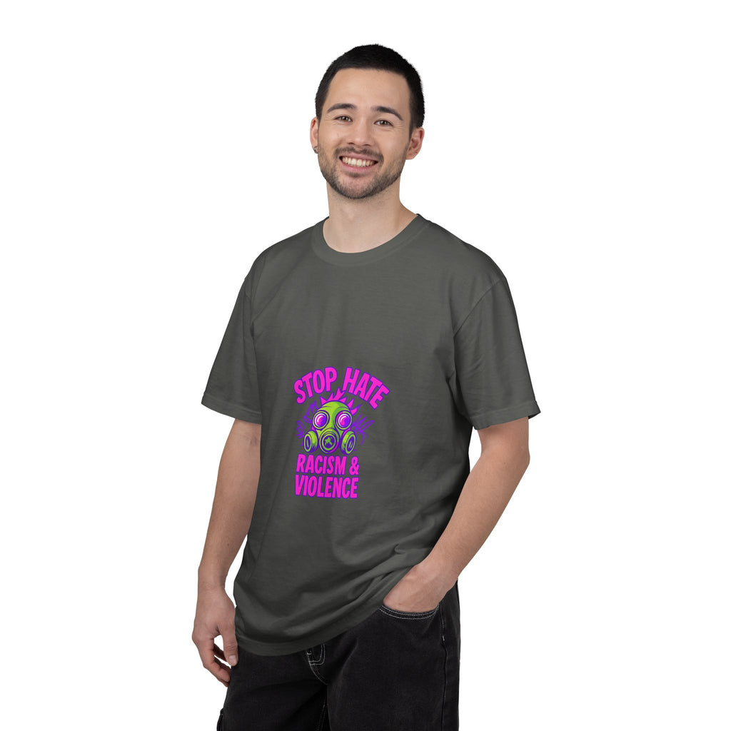 Stop Hate Racing & Violence T-Shirt — Anti-Hate Graphic Tee