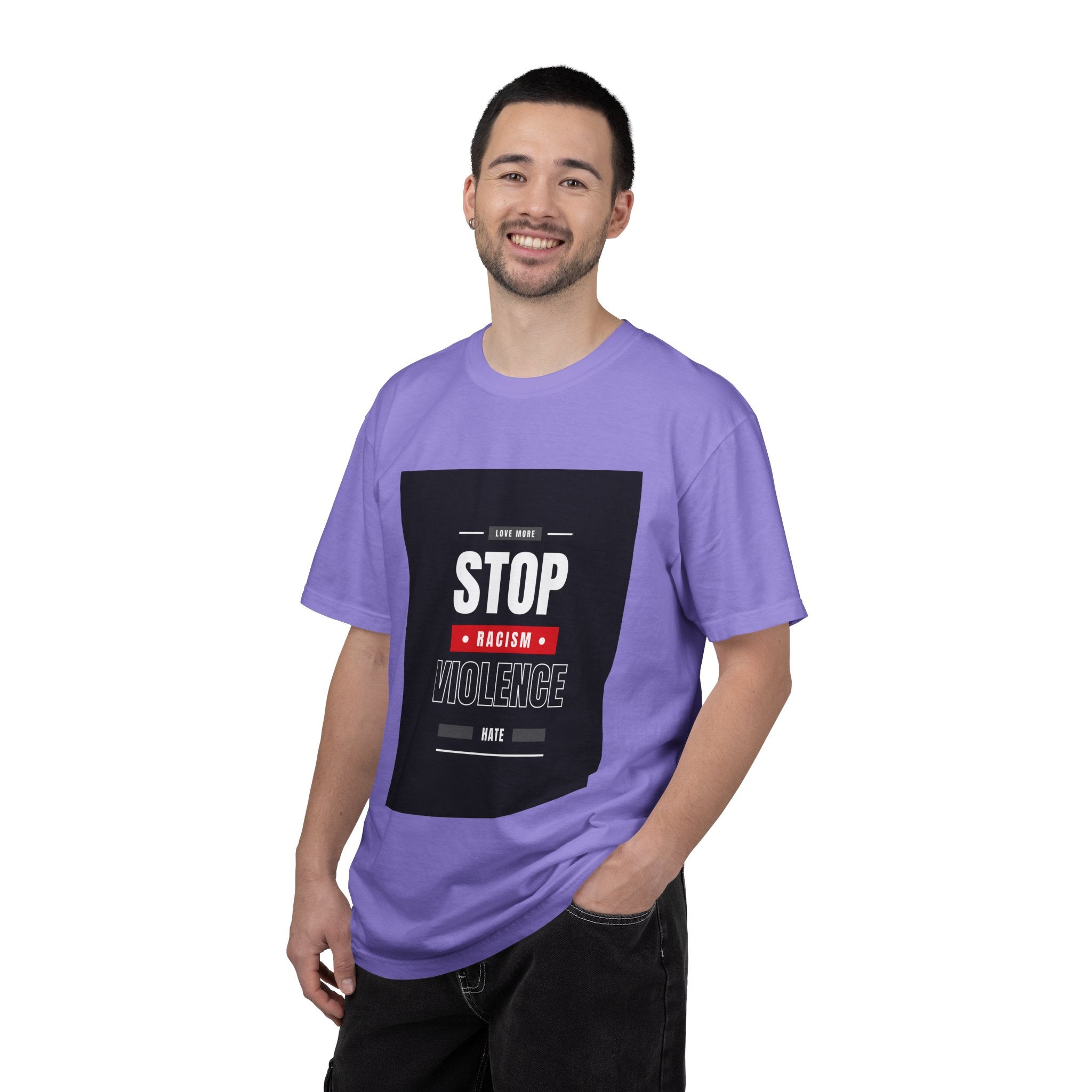 Stop Racism Stop Violence T-Shirt — Anti-Racism Protest Tee