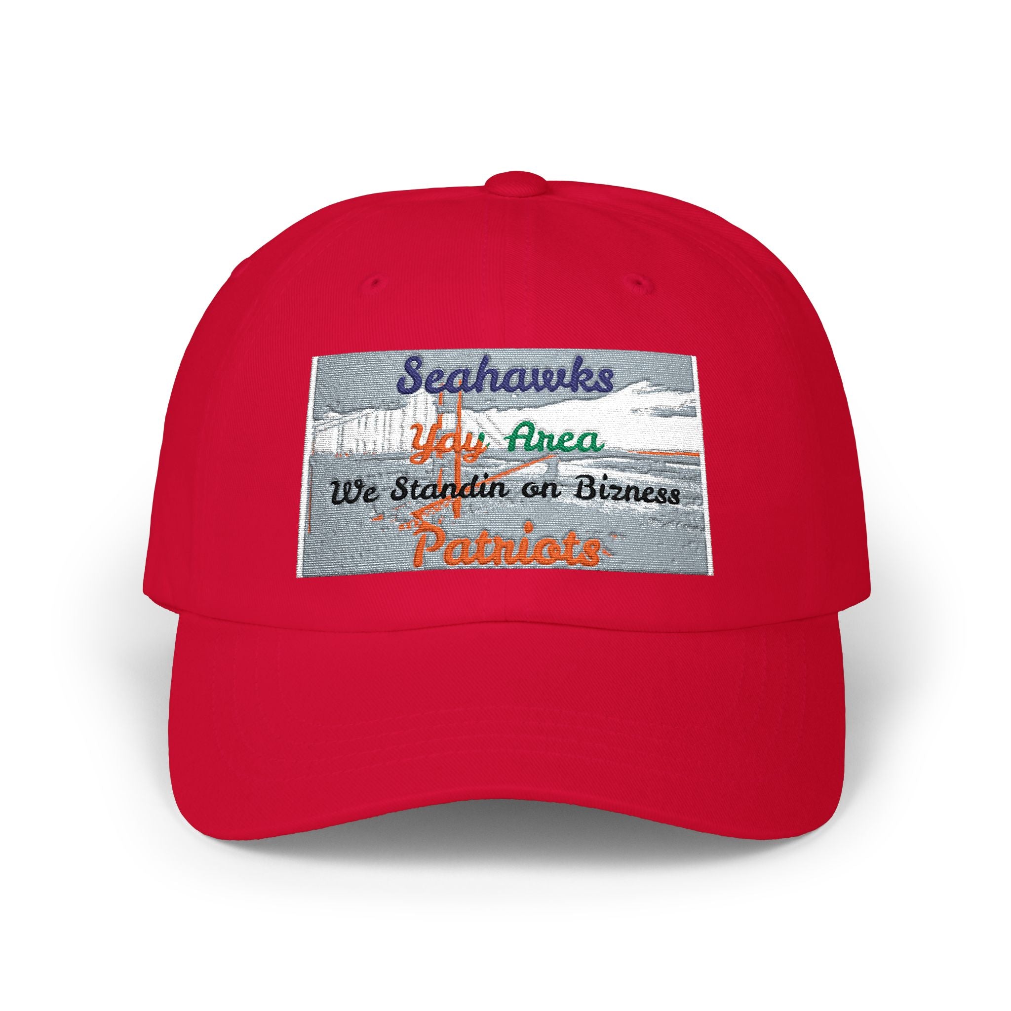 SuperBowl Cap — Embroidered ‘Seahawks 4th Area We Stand on O’Brien’s Patriots’ Patch