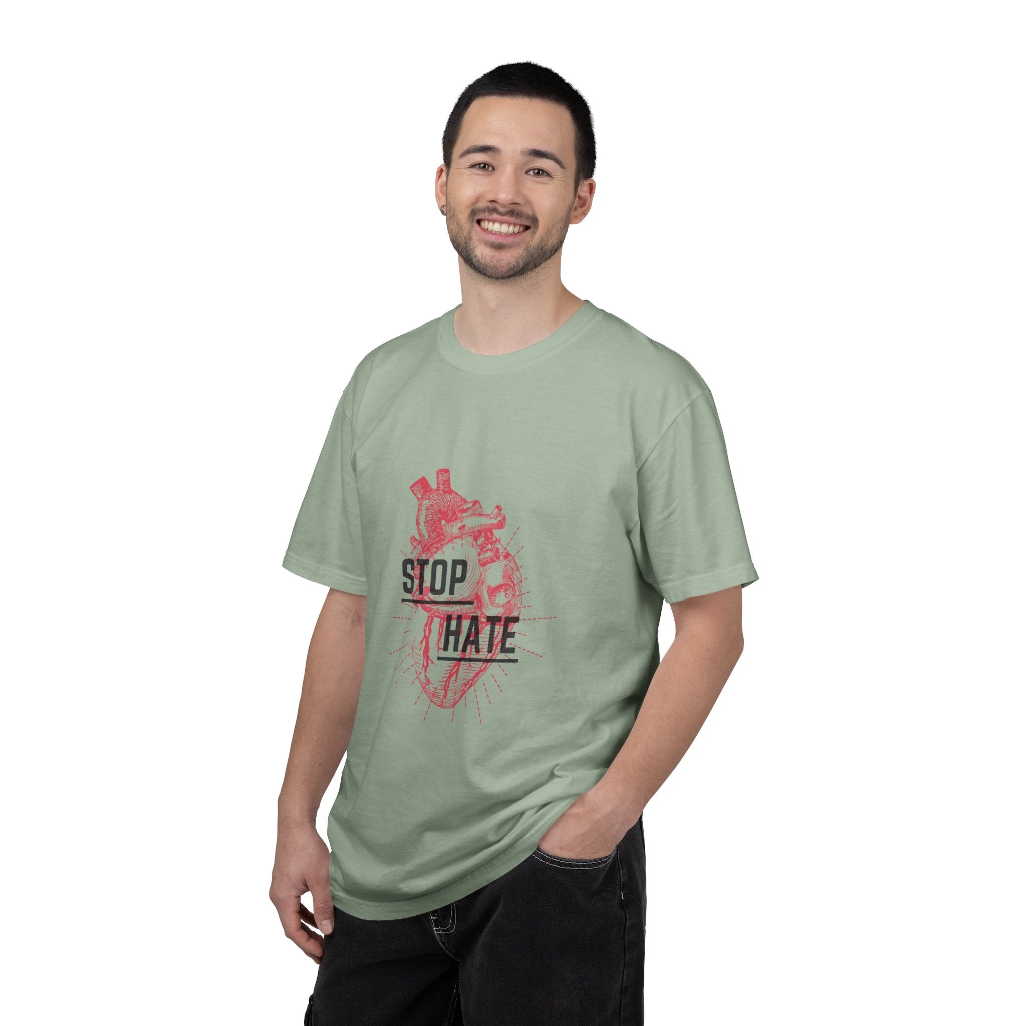 Stop Hate Heart T-Shirt — Anti-Hate Graphic Tee