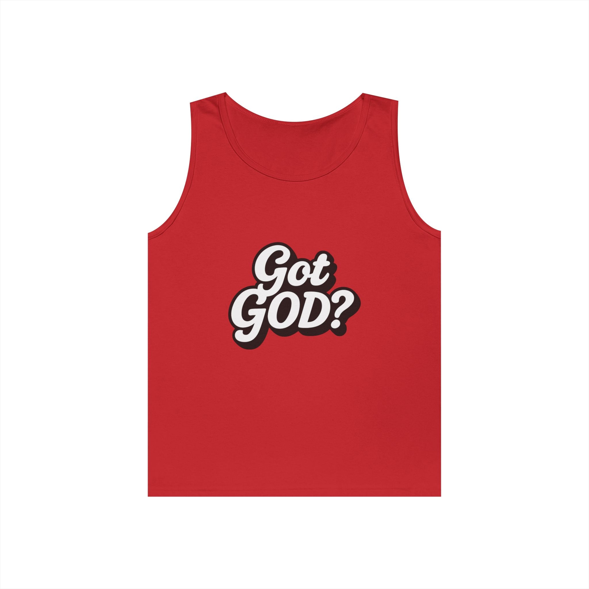 Got God? Tank Top — Retro Script Faith Graphic Tank
