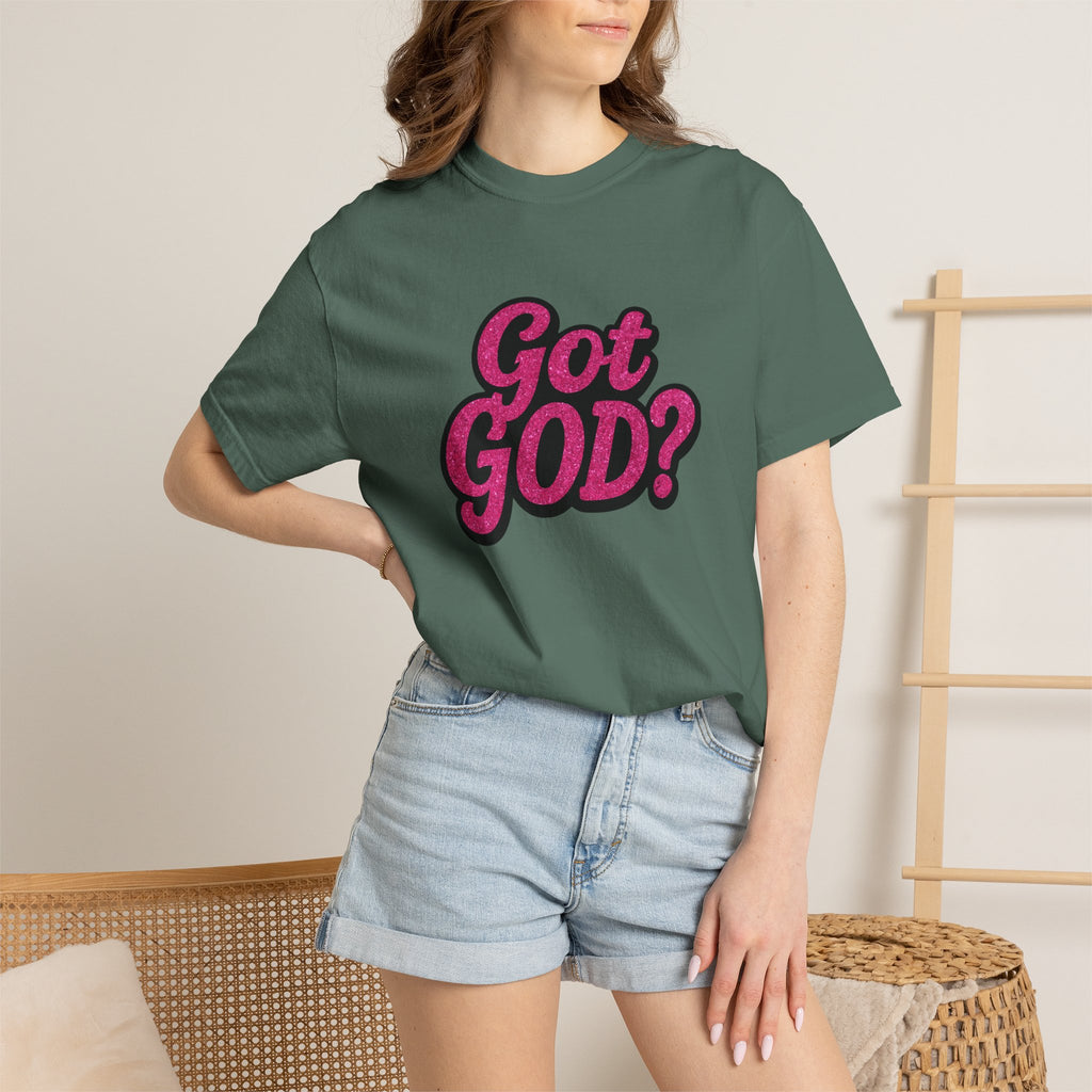 Got God? T-Shirt — Retro Bubble Letter Faith Tee