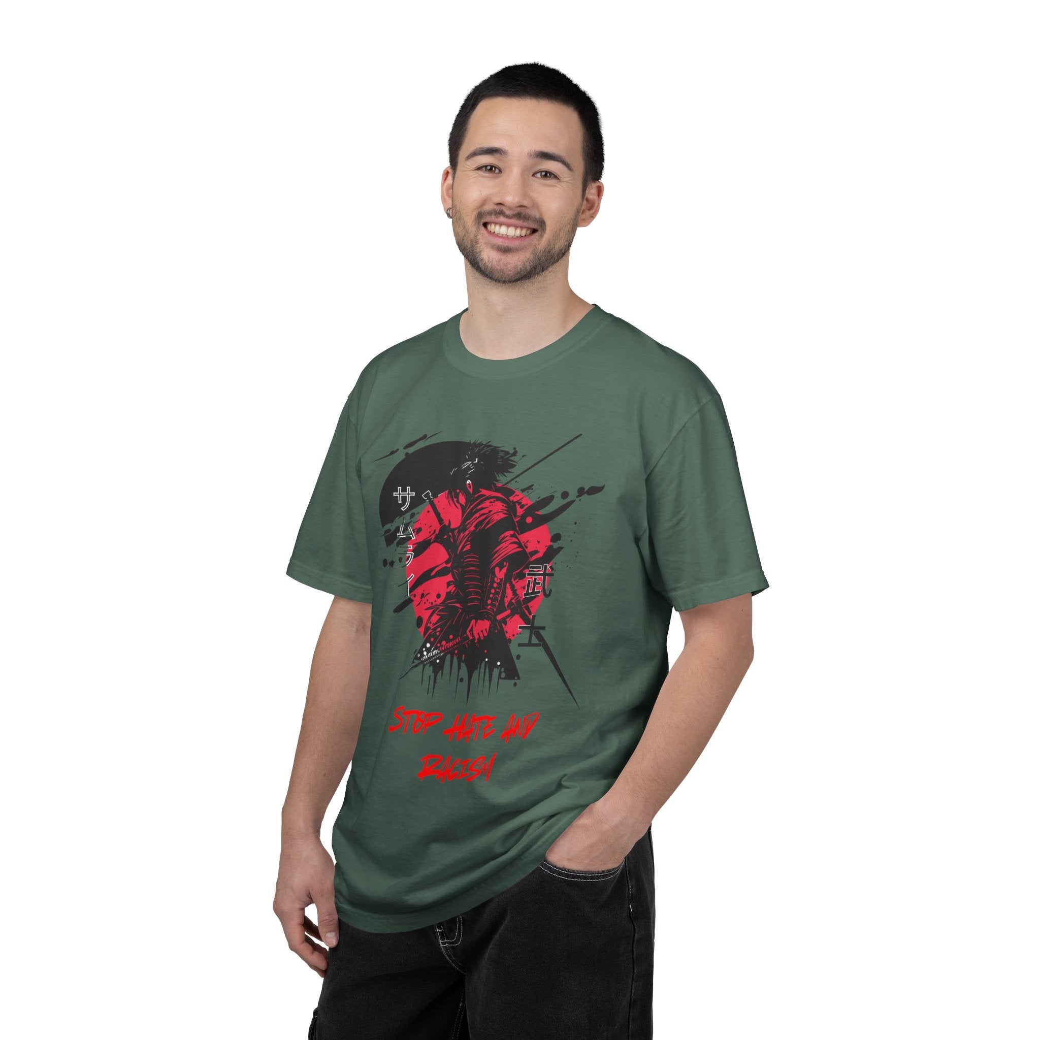 Stop Hate and Racism Graphic T-Shirt