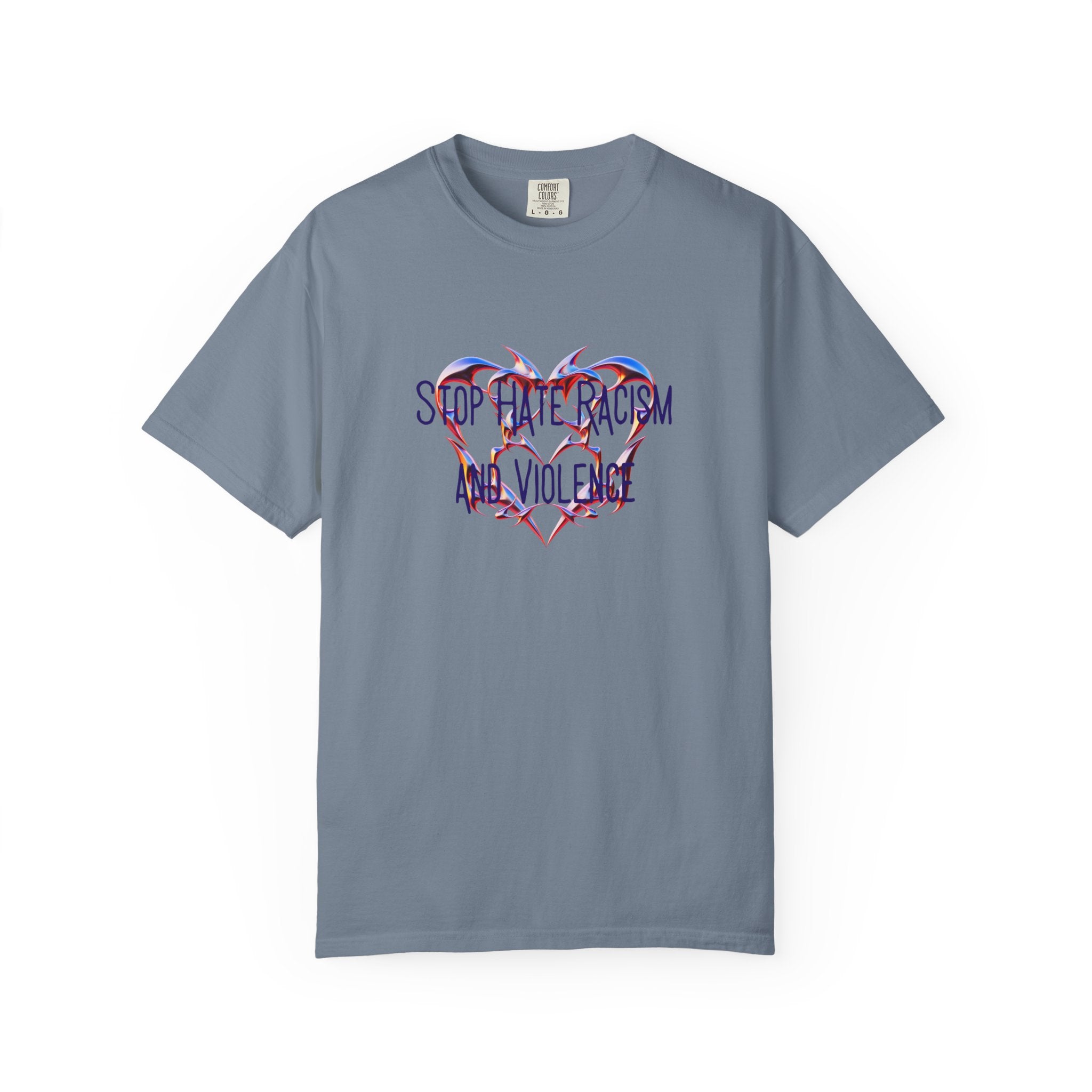 Stop the Racism and Violence Heart T-Shirt