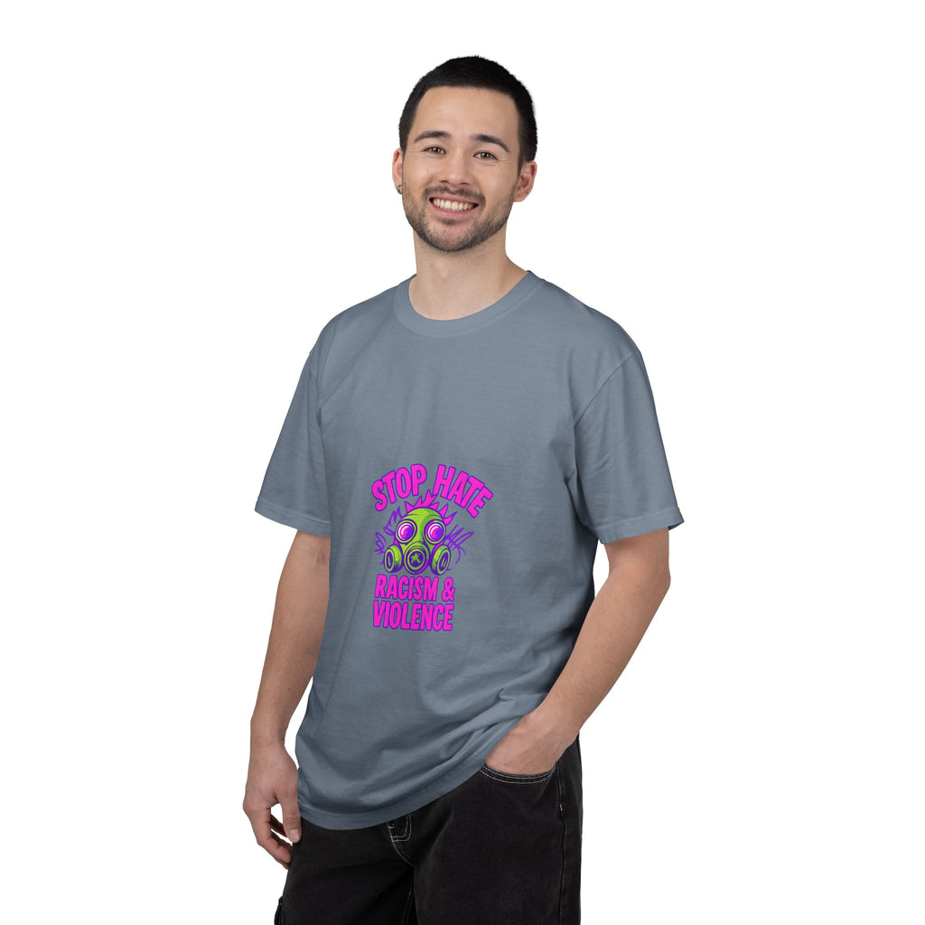 Stop Hate Racing & Violence T-Shirt — Anti-Hate Graphic Tee