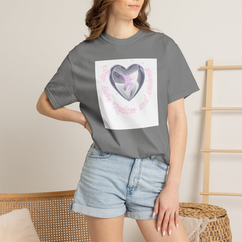 Heart Butterfly Tee — "Love, Hope, Passion and Patience" Graphic T-Shirt