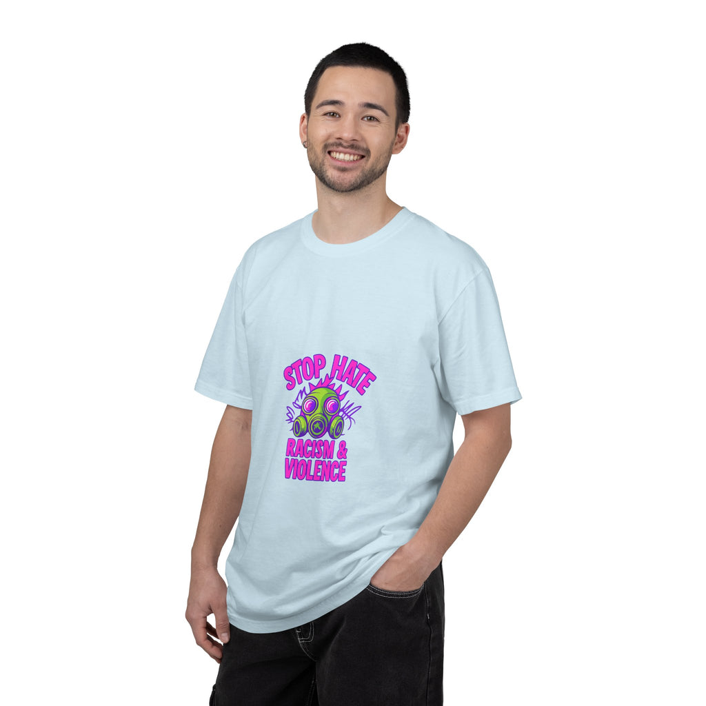 Stop Hate Racing & Violence T-Shirt — Anti-Hate Graphic Tee