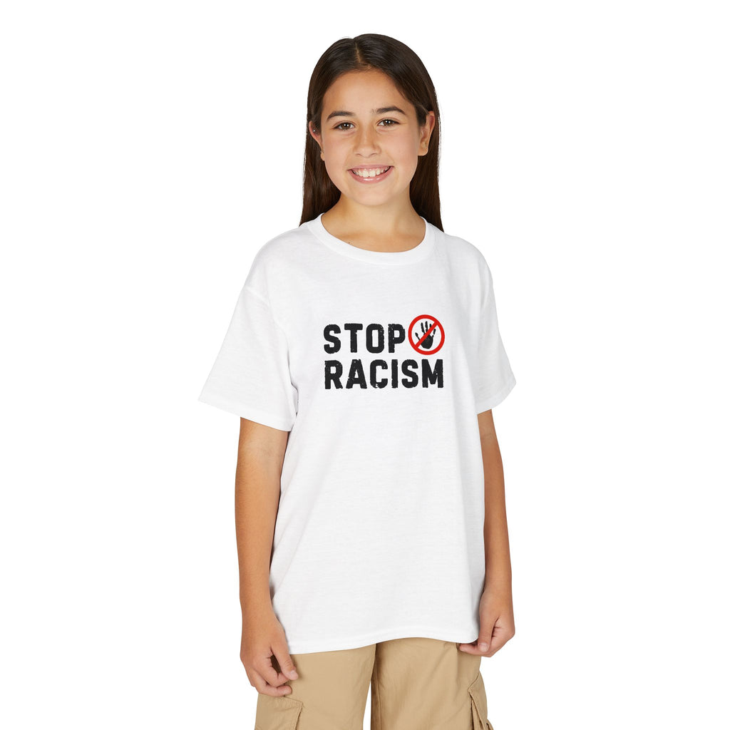 Youth T-Shirt — "Stop Racism" Anti-Racism Graphic Tee