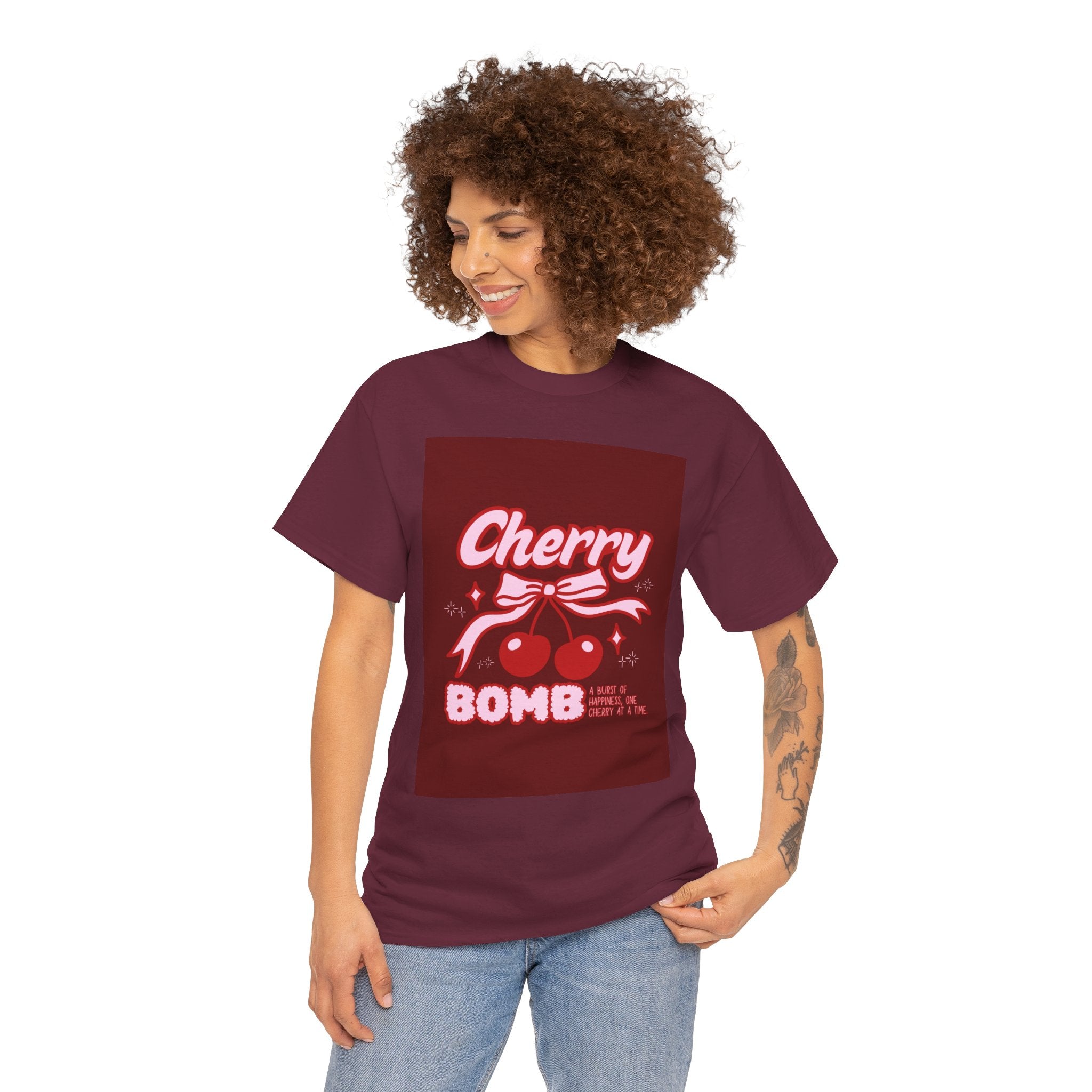 Cherry Bomb T-Shirt — Retro Cherry Graphic Tee