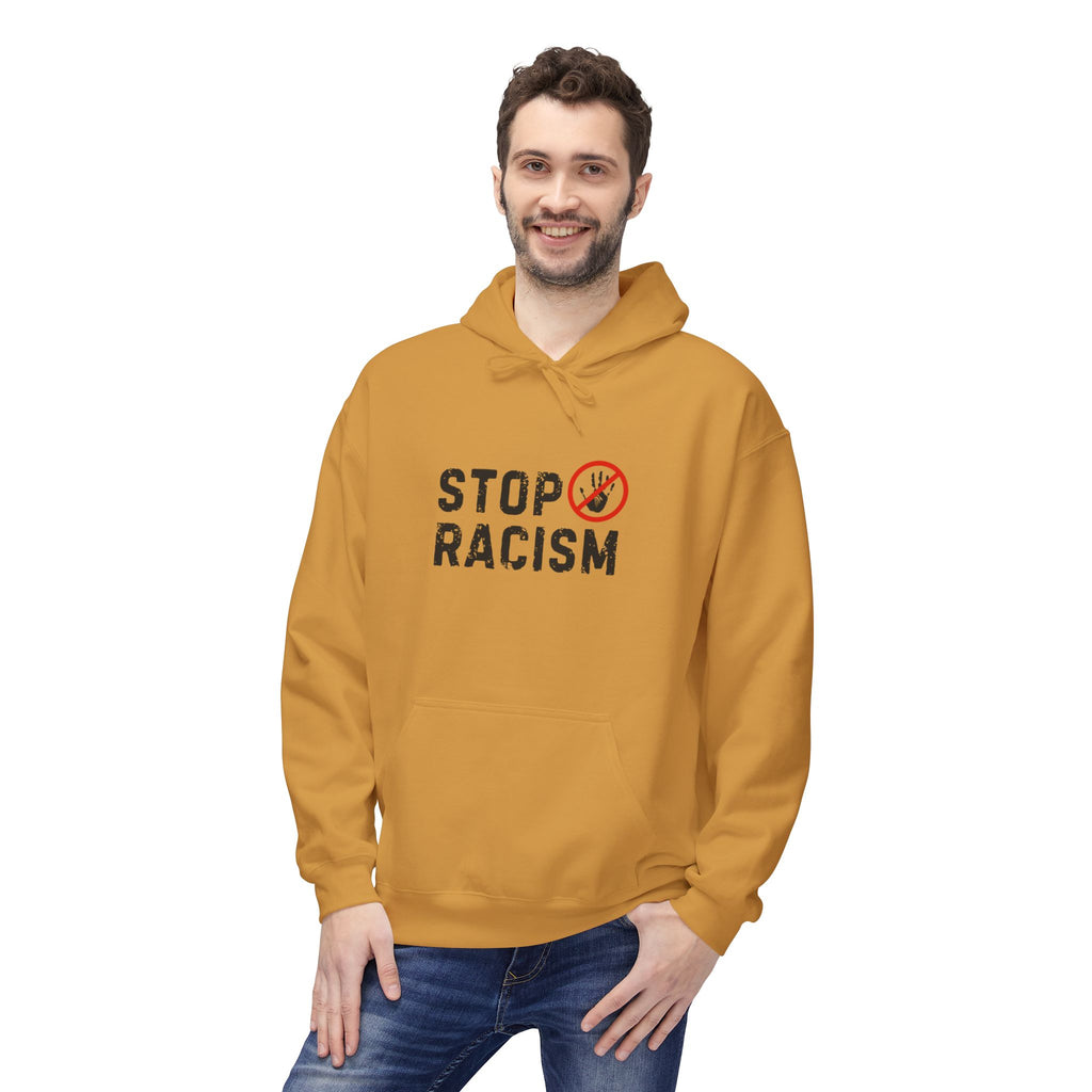 Stop Racism Hoodie — Anti-Racism Statement Pullover