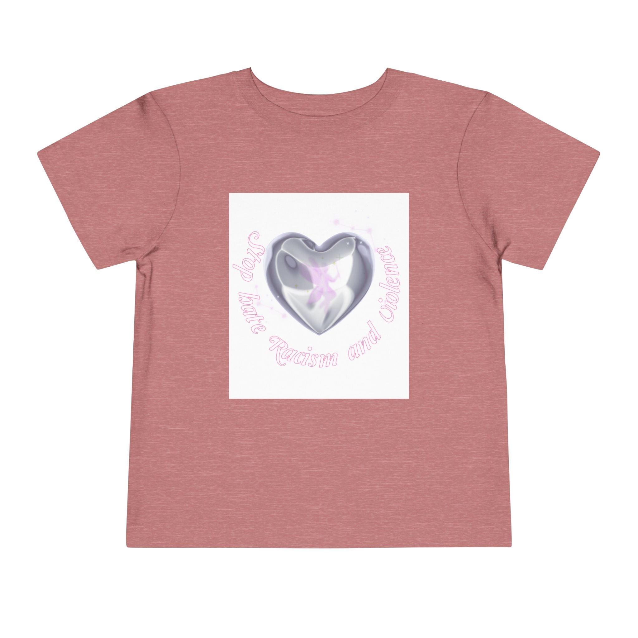 Toddler Tee — Cute Heart Unicorn "So Little, So Fierce and Magical"