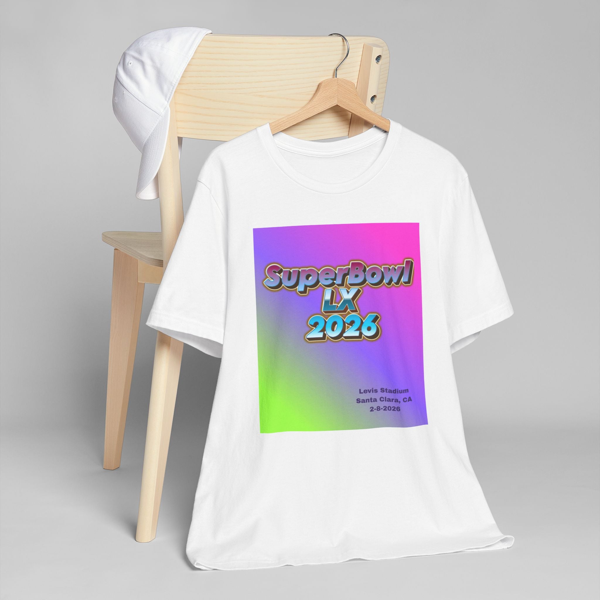 SuperBowl LX 2026 T-Shirt — Retro Gradient Game Day Tee