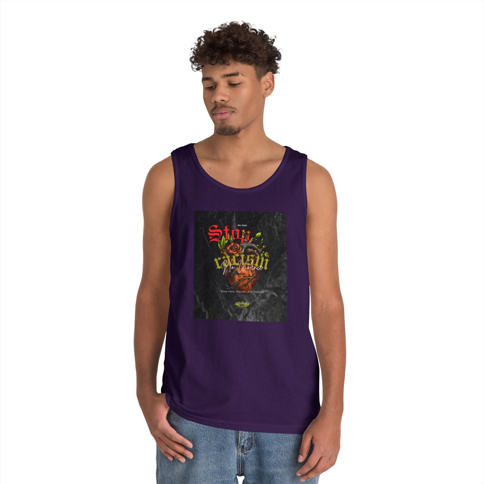 Skull & Crown Graphic Tank Top — Vintage Gothic Streetwear